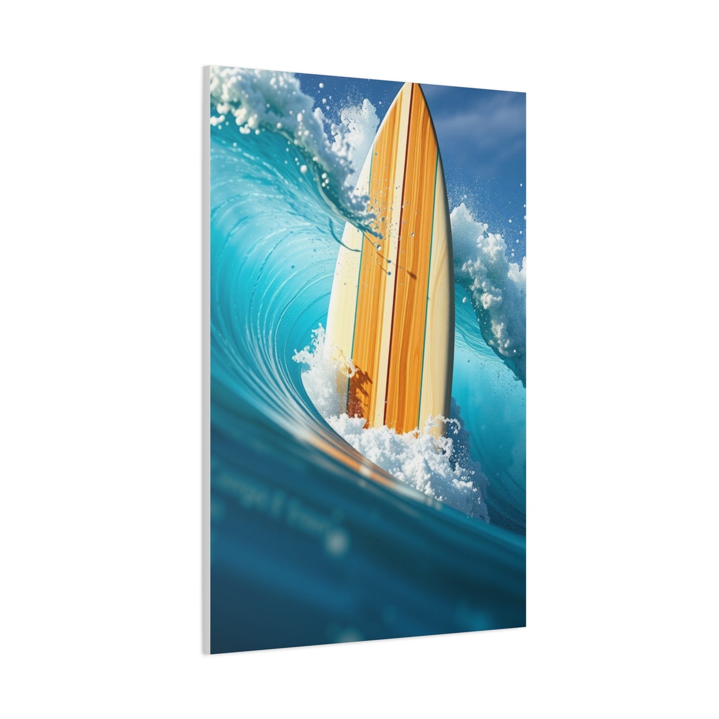 Azure Crest Masterpiece Wall Art & Canvas Print