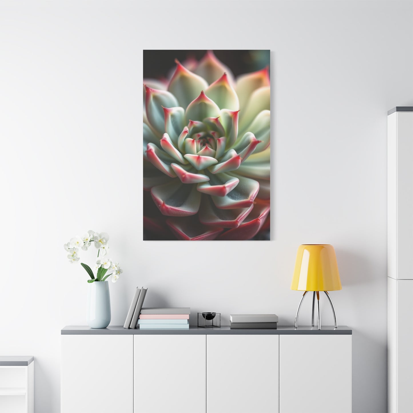 Succulent Art Refined Canvas Wall Art & Canvas Print