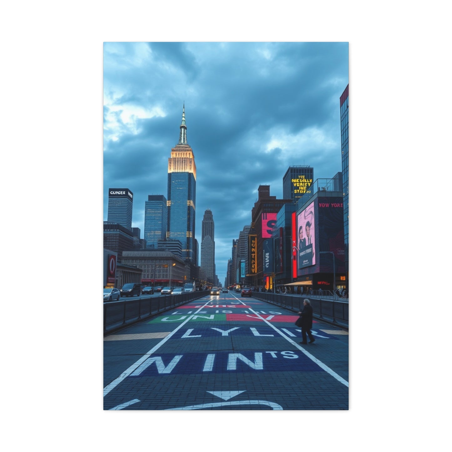 Manhattan Twilight Panorama Wall Art & Canvas Print