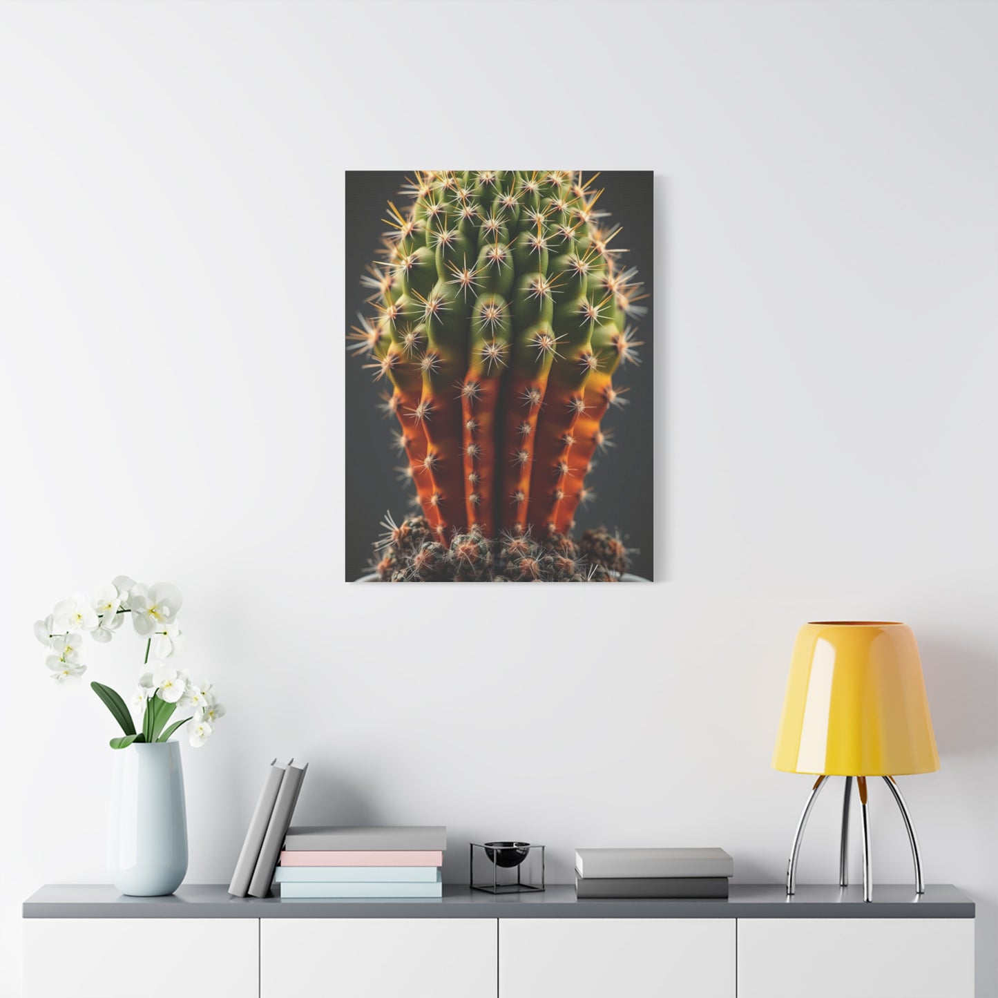 Cacti Elegance Portrait Wall Art & Canvas Print