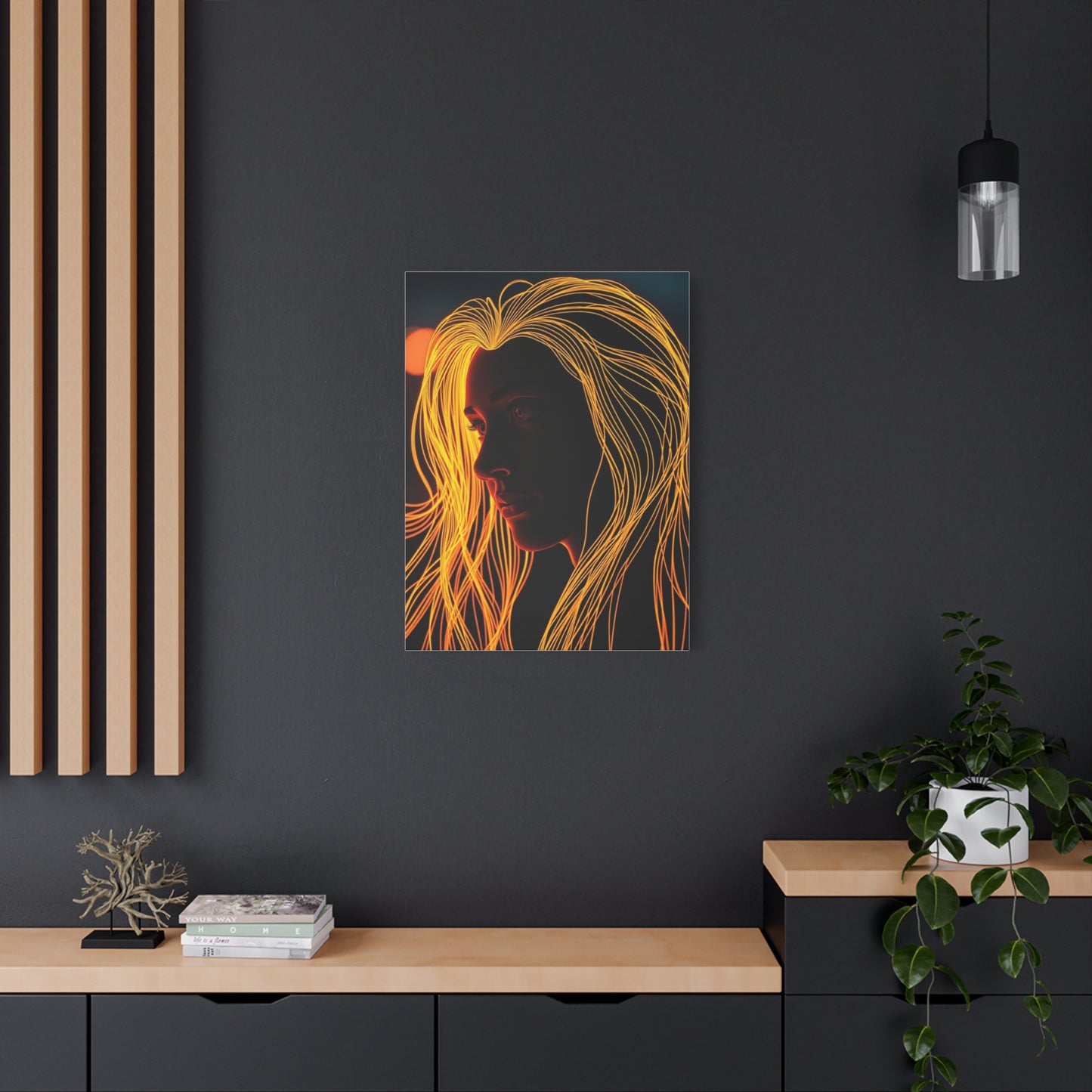 Minimalist Lineage Canvas