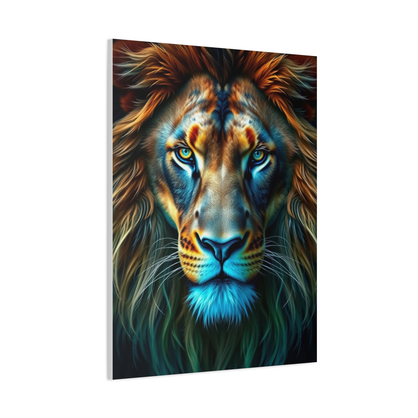 Imperial Majesty in Brushstrokes Wall Art & Canvas Print