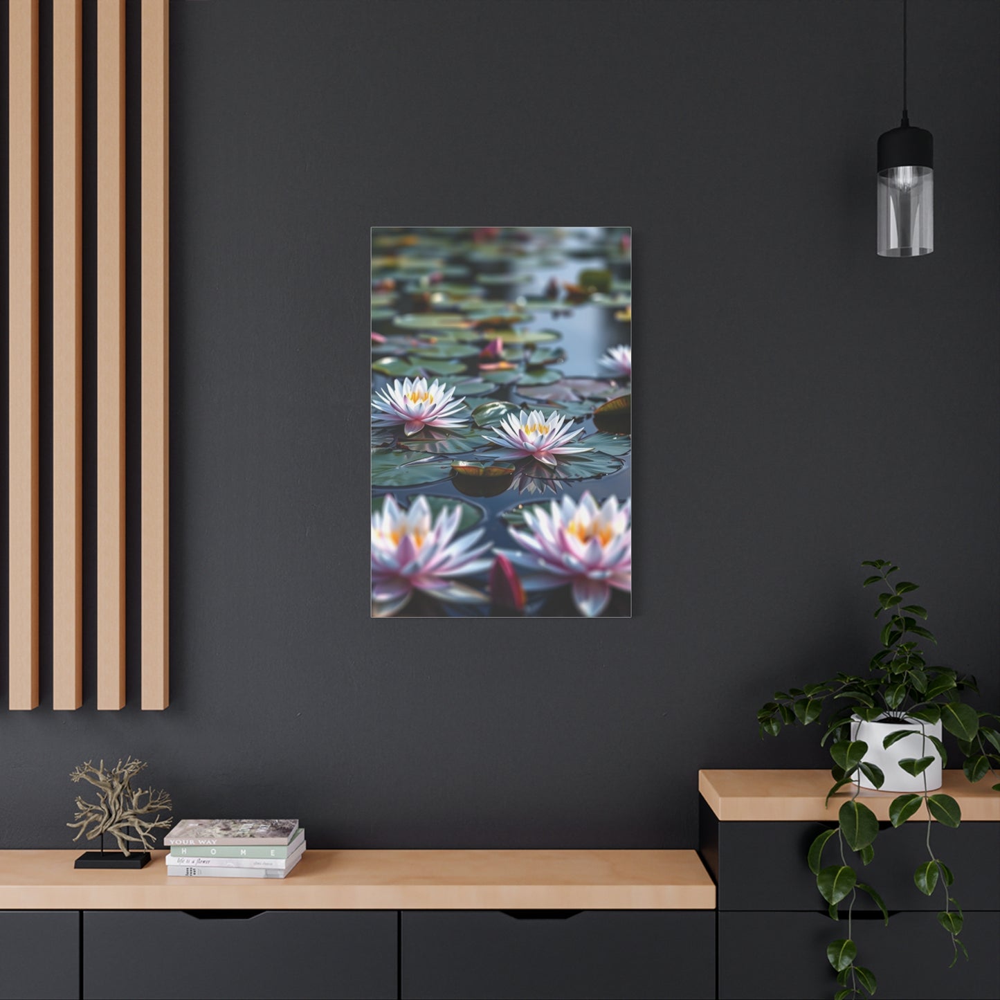Elite Claude Monet Water Lilies Art Vision Wall Art & Canvas Print