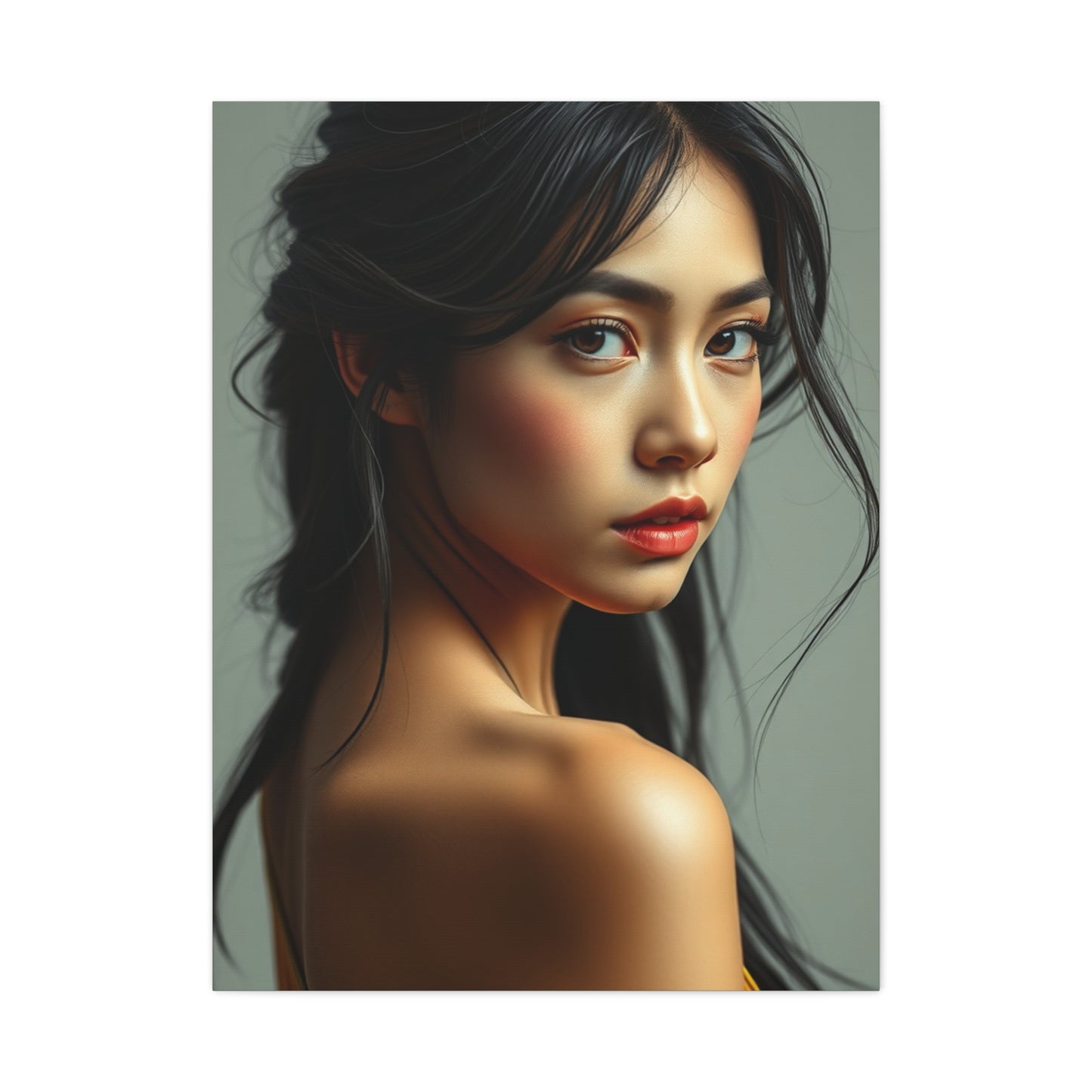 Chic Dame Illustration Wall Art & Canvas Print