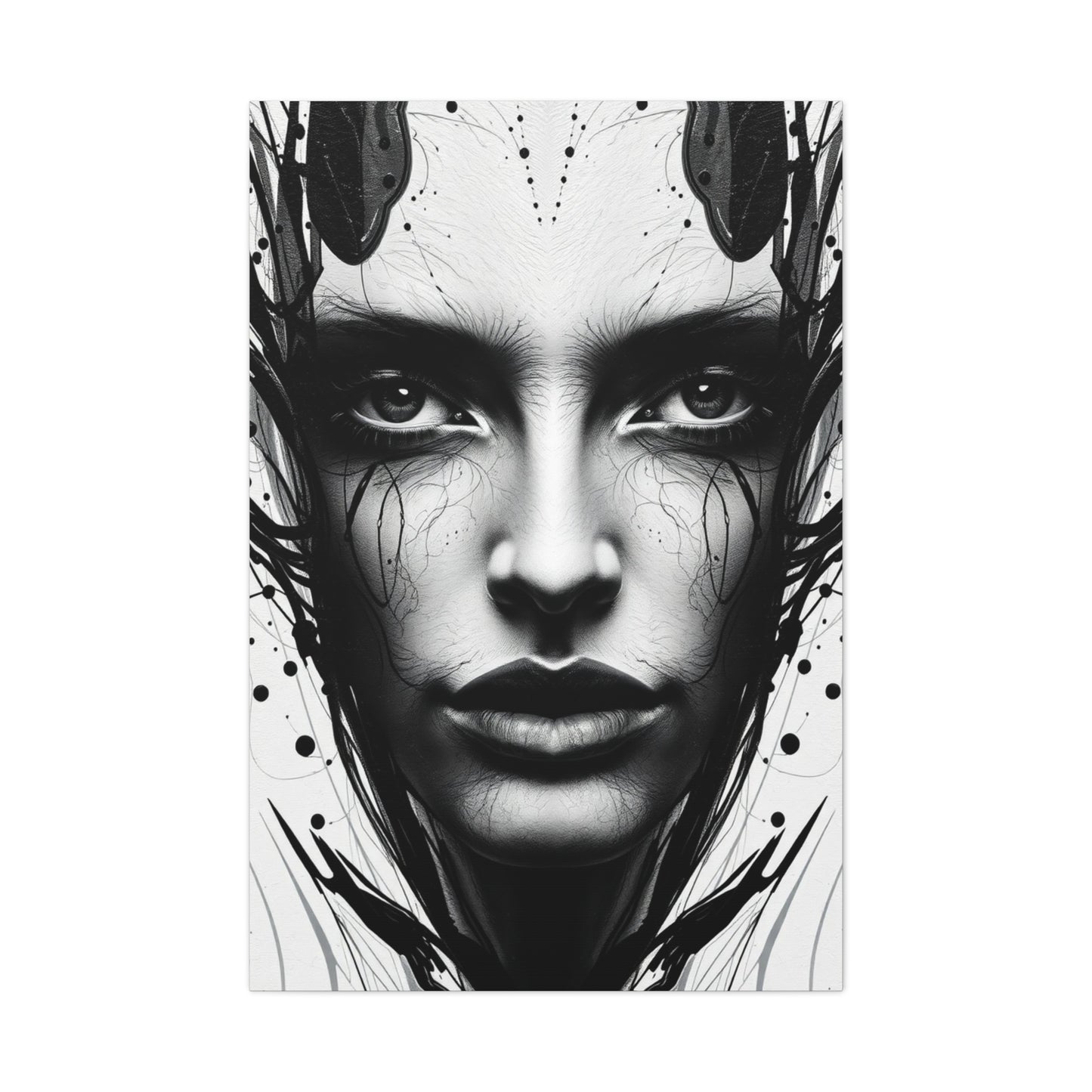 Black and White Abstract Art Supreme Gallery Wall Art & Canvas Print