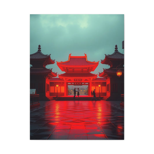 Scarlet Reverie Art Wall Art & Canvas Print