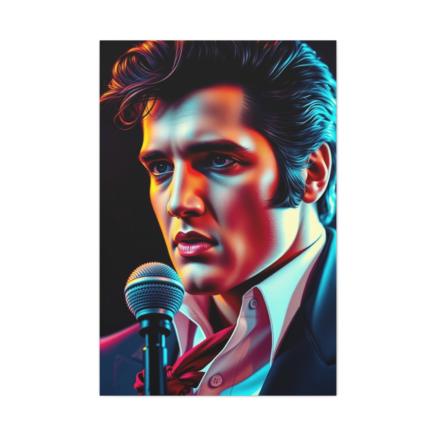 Vision Elvis Presley Art Art Wall Art & Canvas Print