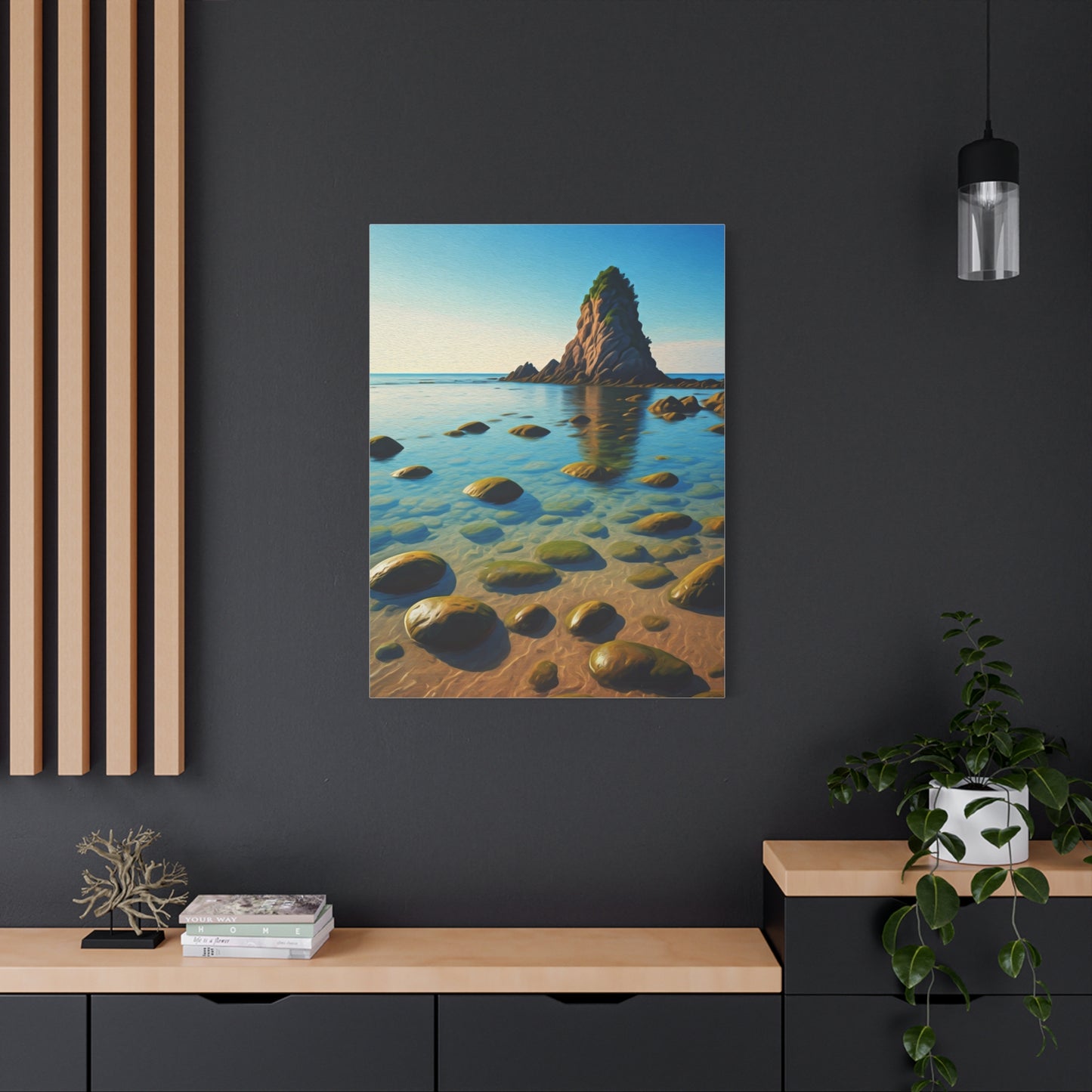 Coastal Tidepool Rock Sanctuary Wall Art & Canvas Prints