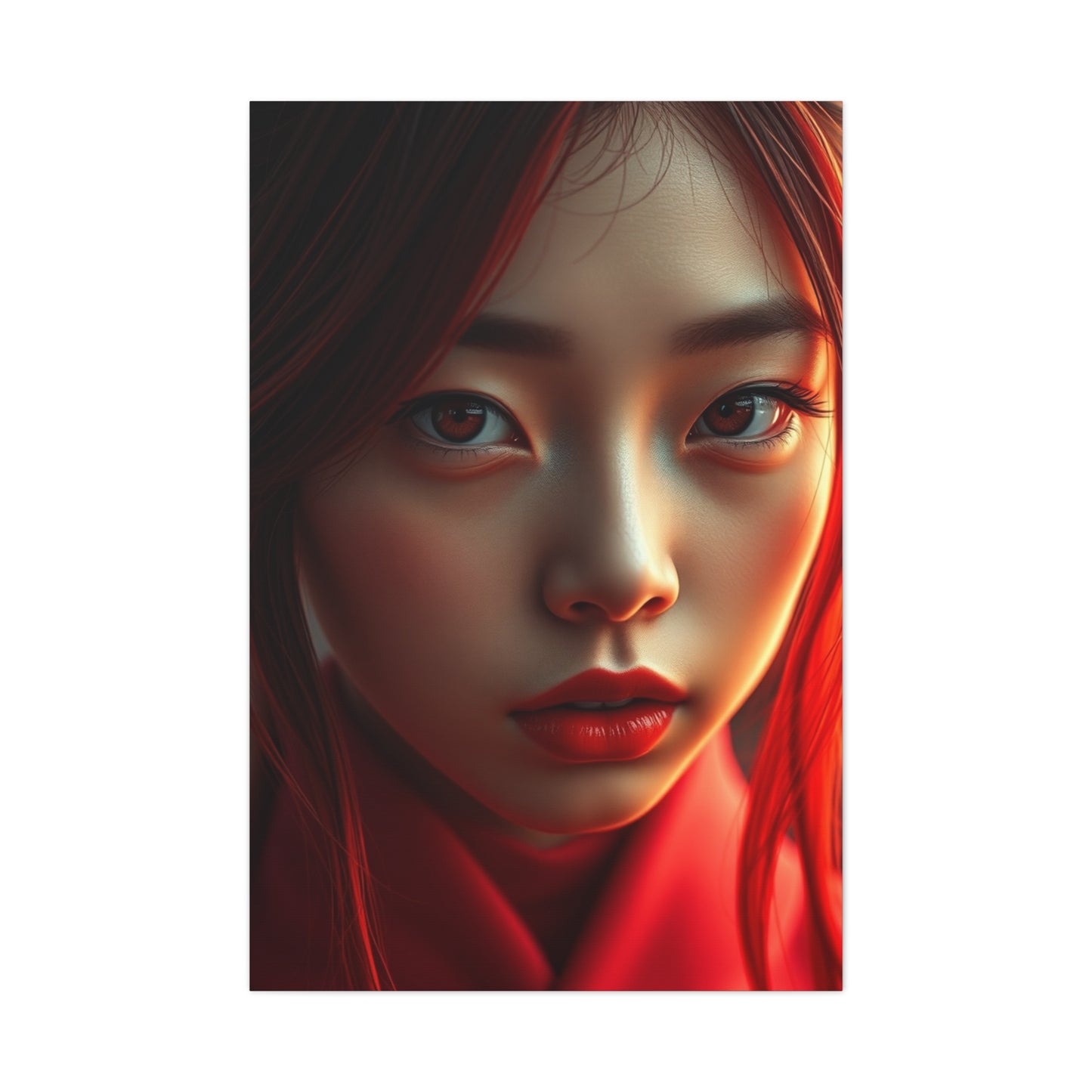 Ruby Brilliance Masterpiece Wall Art & Canvas Print