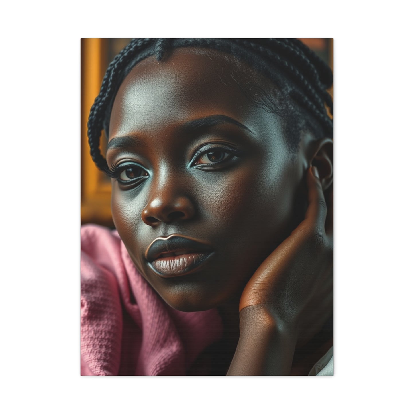 Vision Black Love Art Art Wall Art & Canvas Print