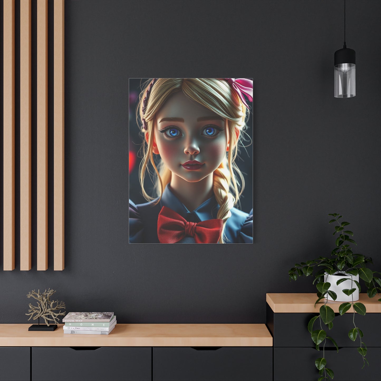 Alice In Wonderland Characters Art Supreme Canvas Wall Art & Canvas Print