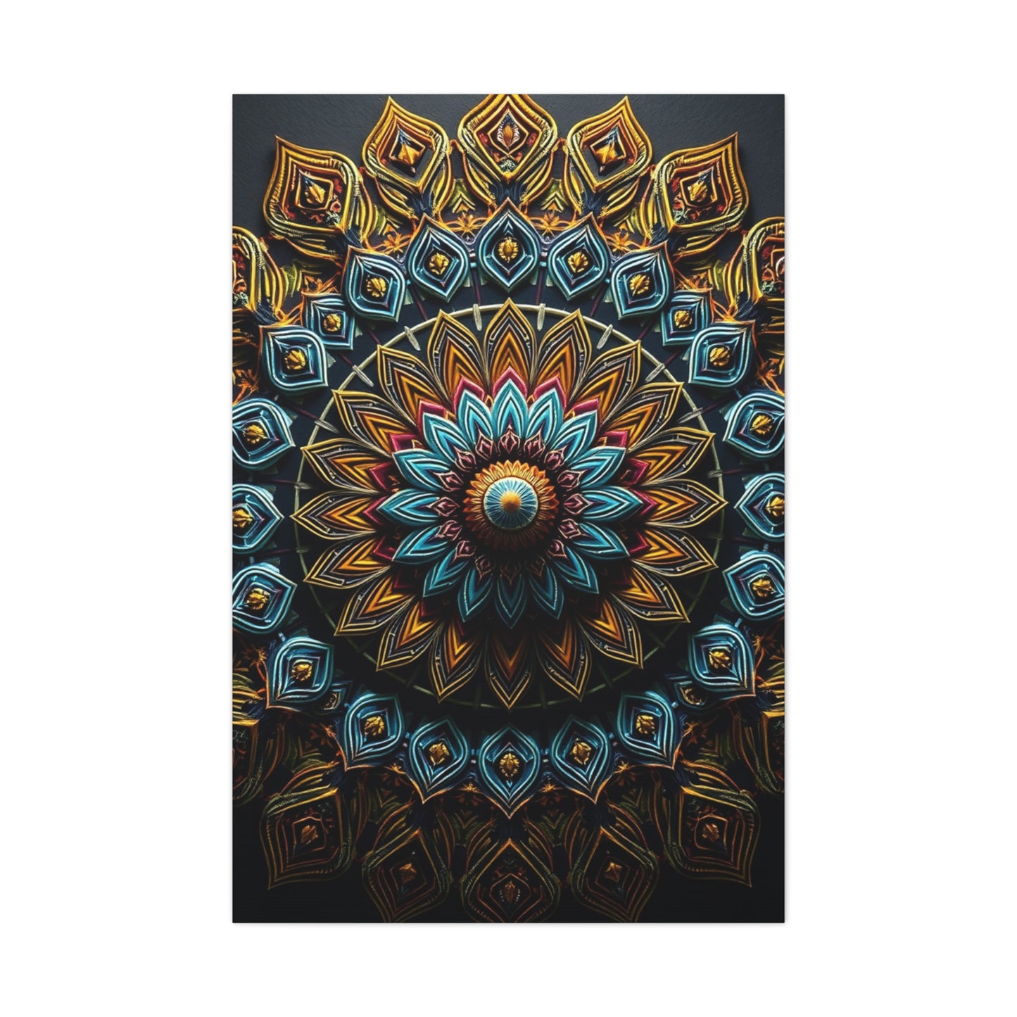 Vision Mandala Art Art Wall Art & Canvas Print