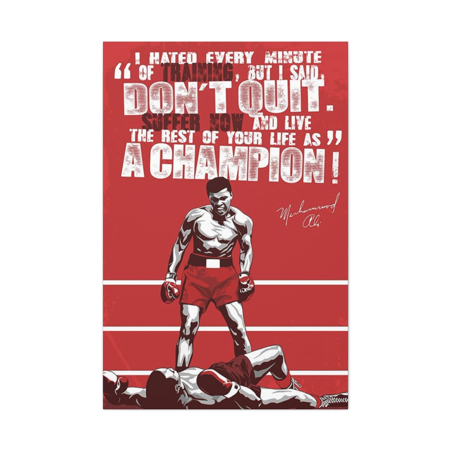 Mahummad Ali Poster Wall Art & Canvas Prints