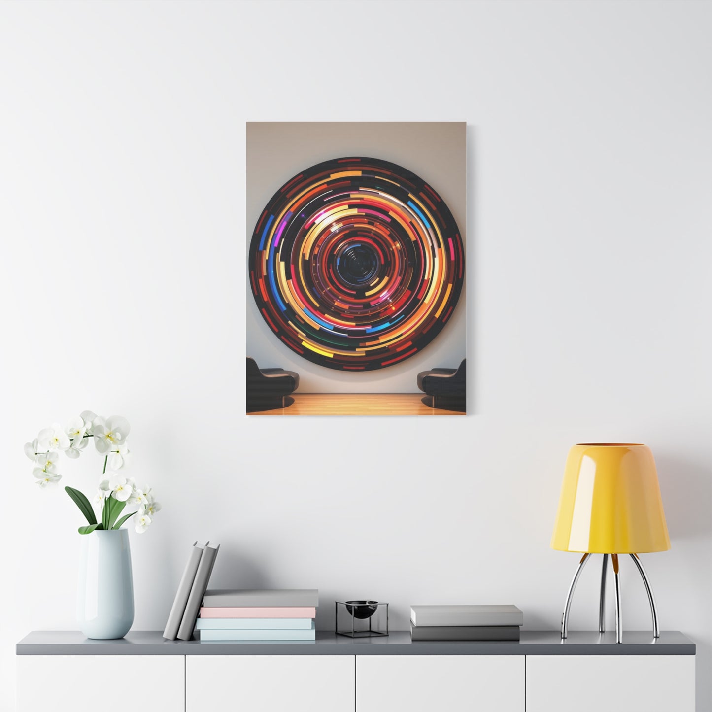 Supreme Circular Abstract Art Collection Wall Art & Canvas Print