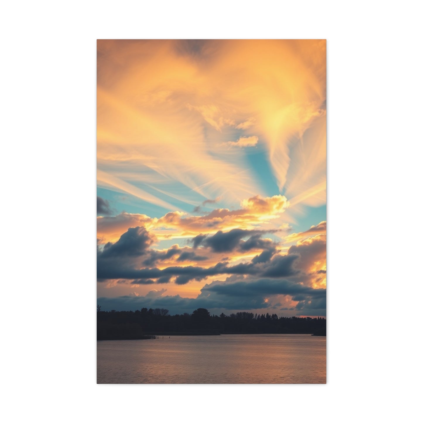 Michigan Sky Media Art Luxury Canvas Wall Art & Canvas Print