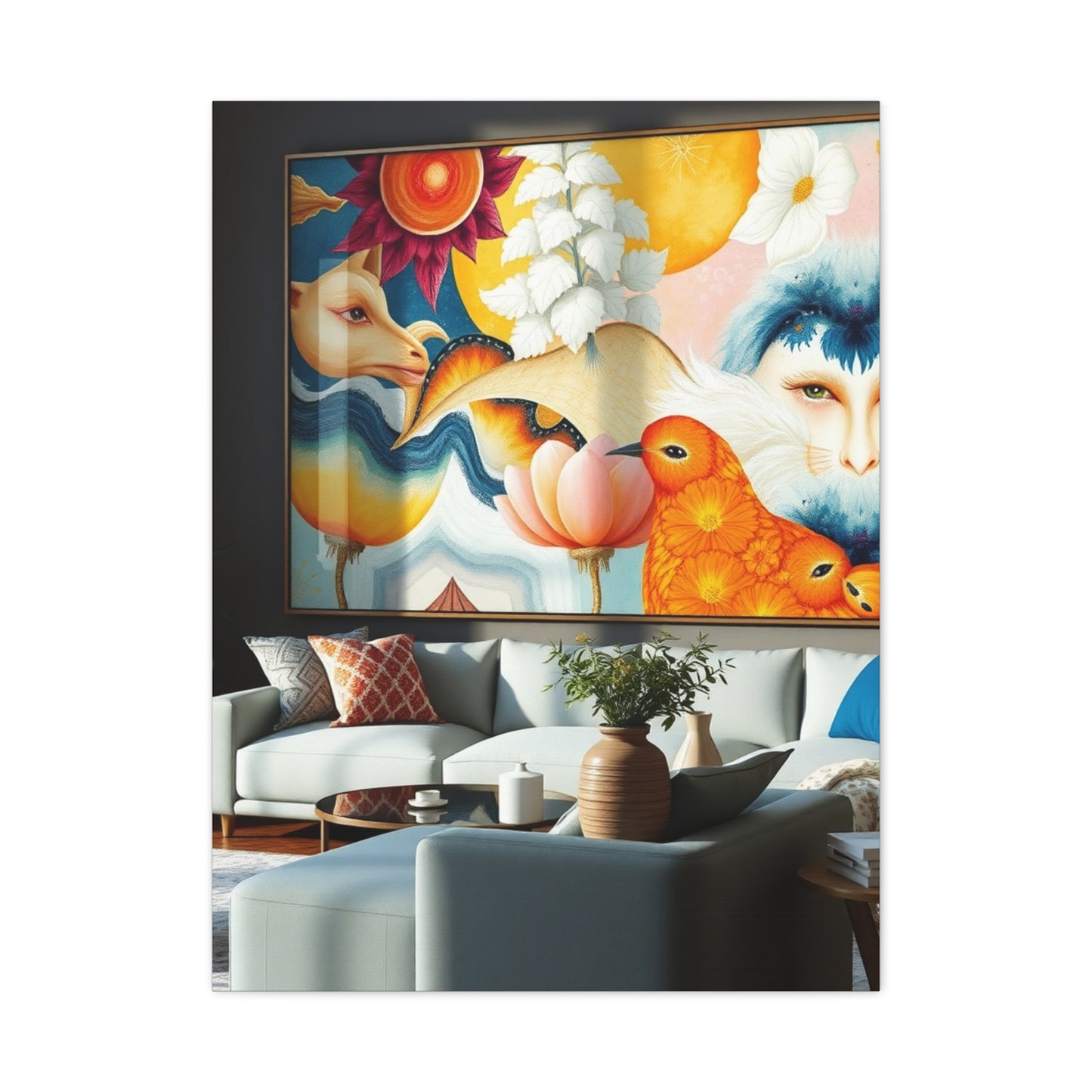 Vision Large Art for Living Room Art Art Wall Art & Canvas Print