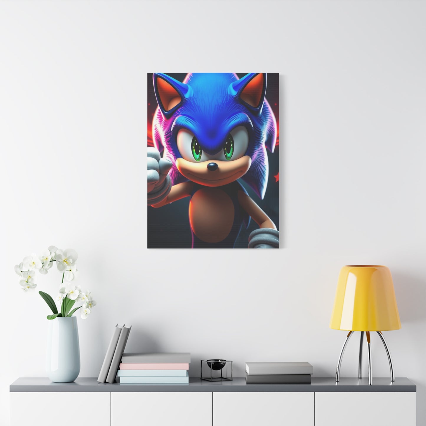 Supreme Sonic the Hedgehog Art Collection Wall Art & Canvas Print