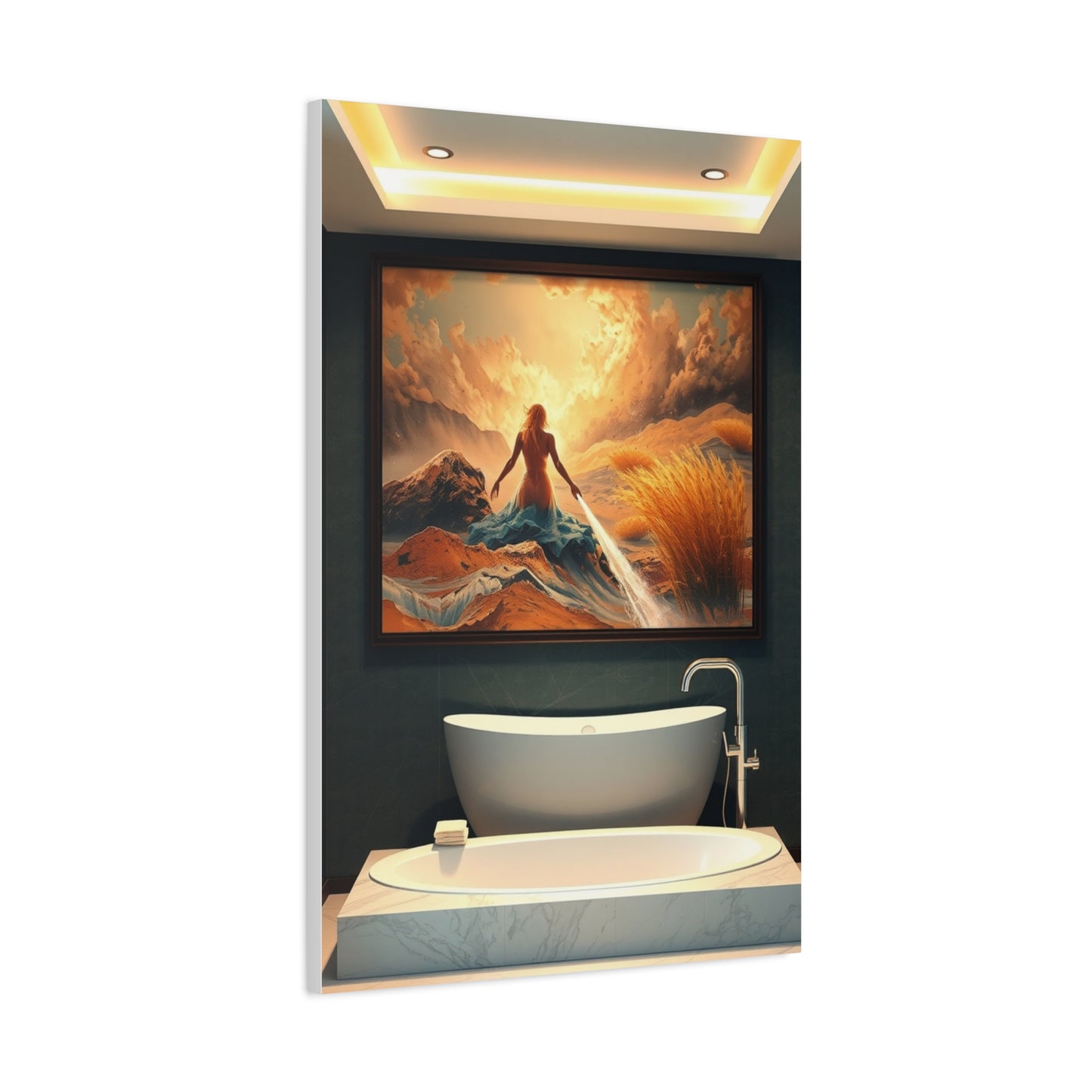 Opulent Oasis Masterpiece Wall Art & Canvas Print