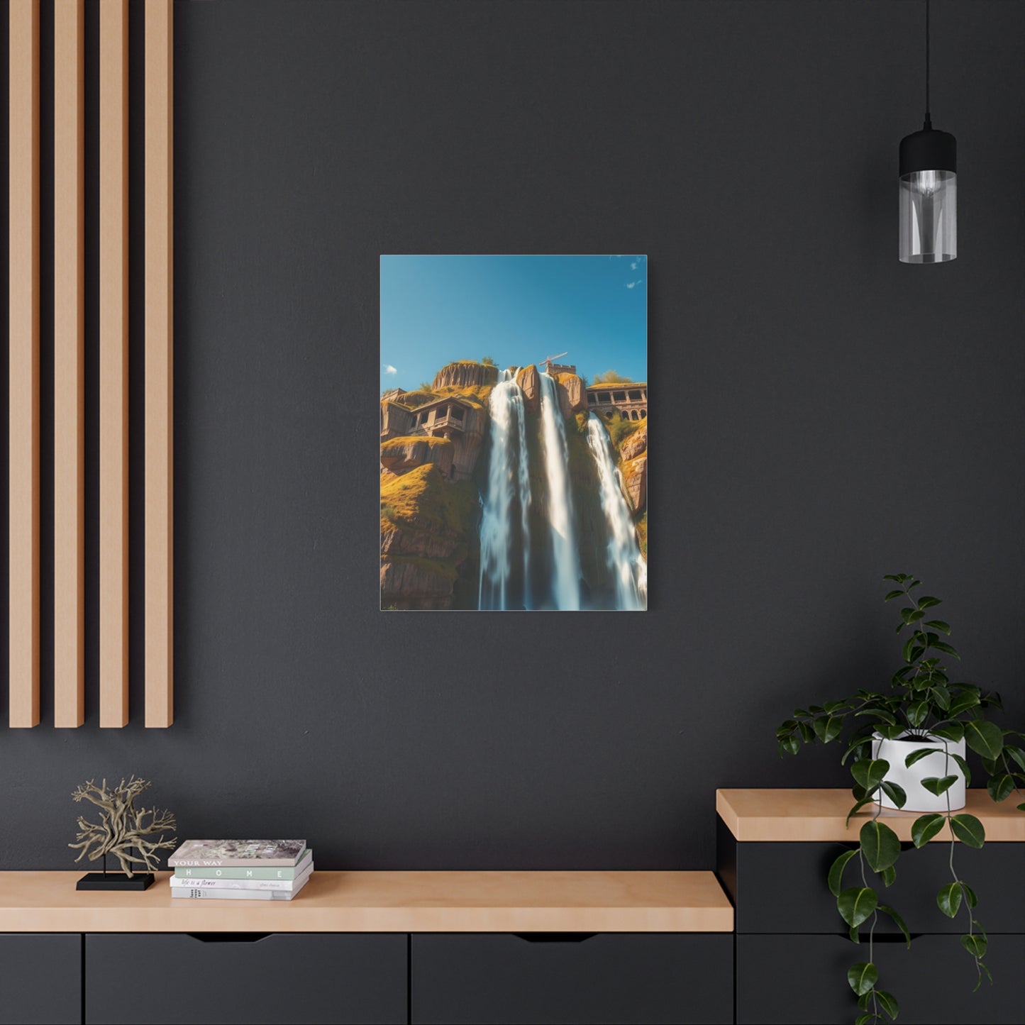 Cascading Elegance Canvas Wall Art & Canvas Print