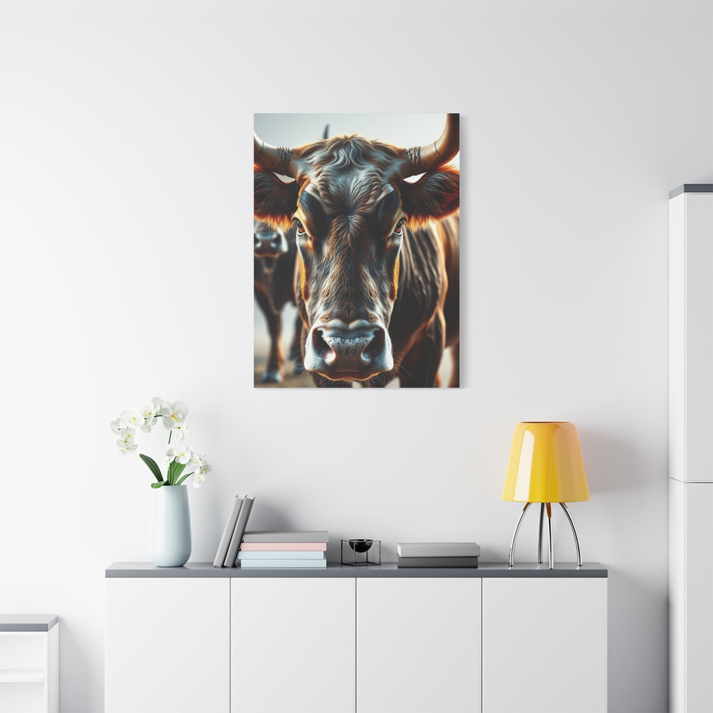 Bovine Majesty Canvas Collection Wall Art & Canvas Print