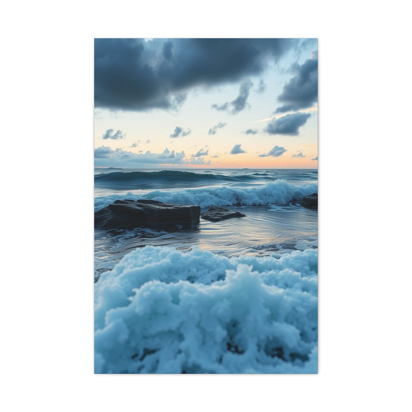 Ethereal Oceanic Tranquility Wall Art & Canvas Print