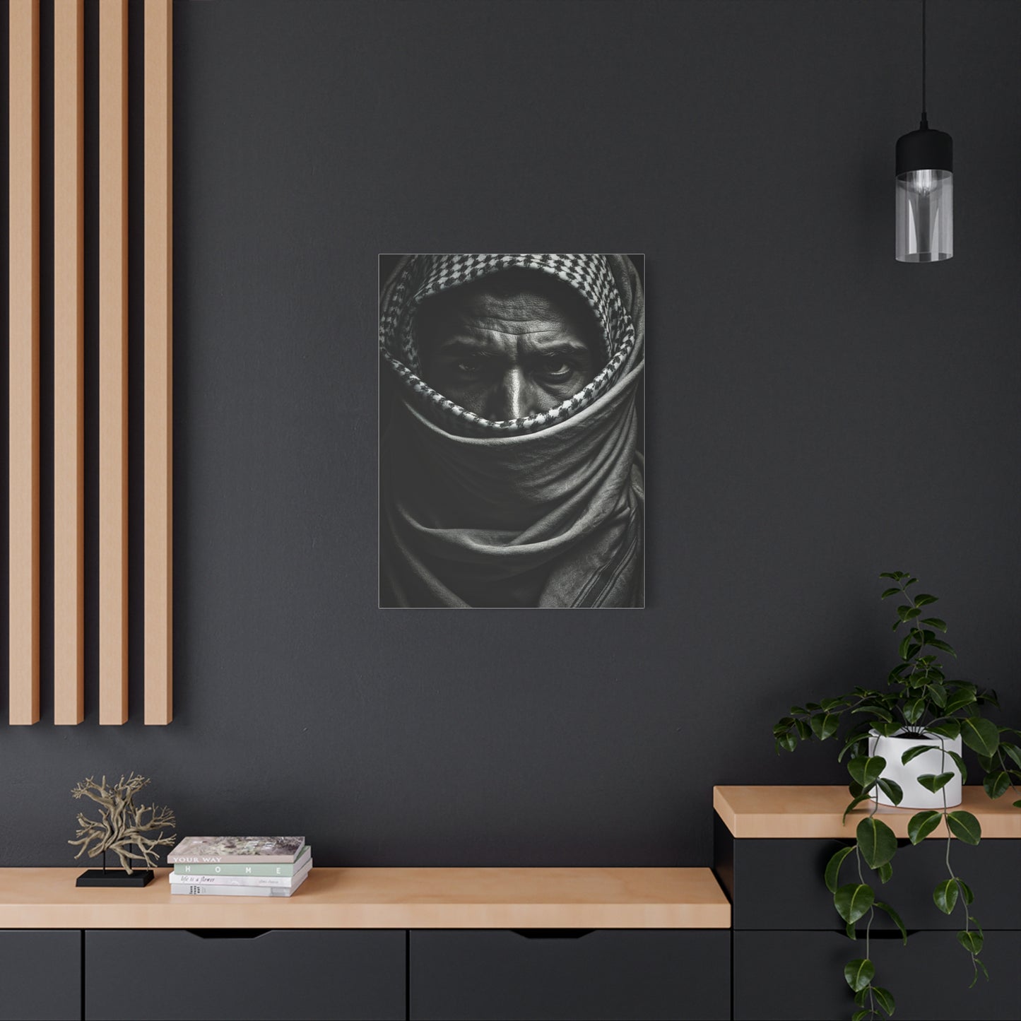 Eyes of Endurance Black & White Portrait Wall Art & Canvas Prints