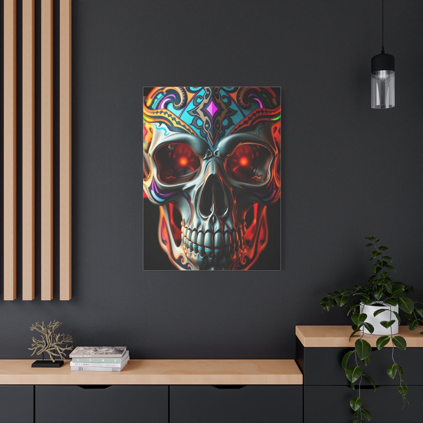 Hypnotic Bone Reverberation Wall Art & Canvas Print