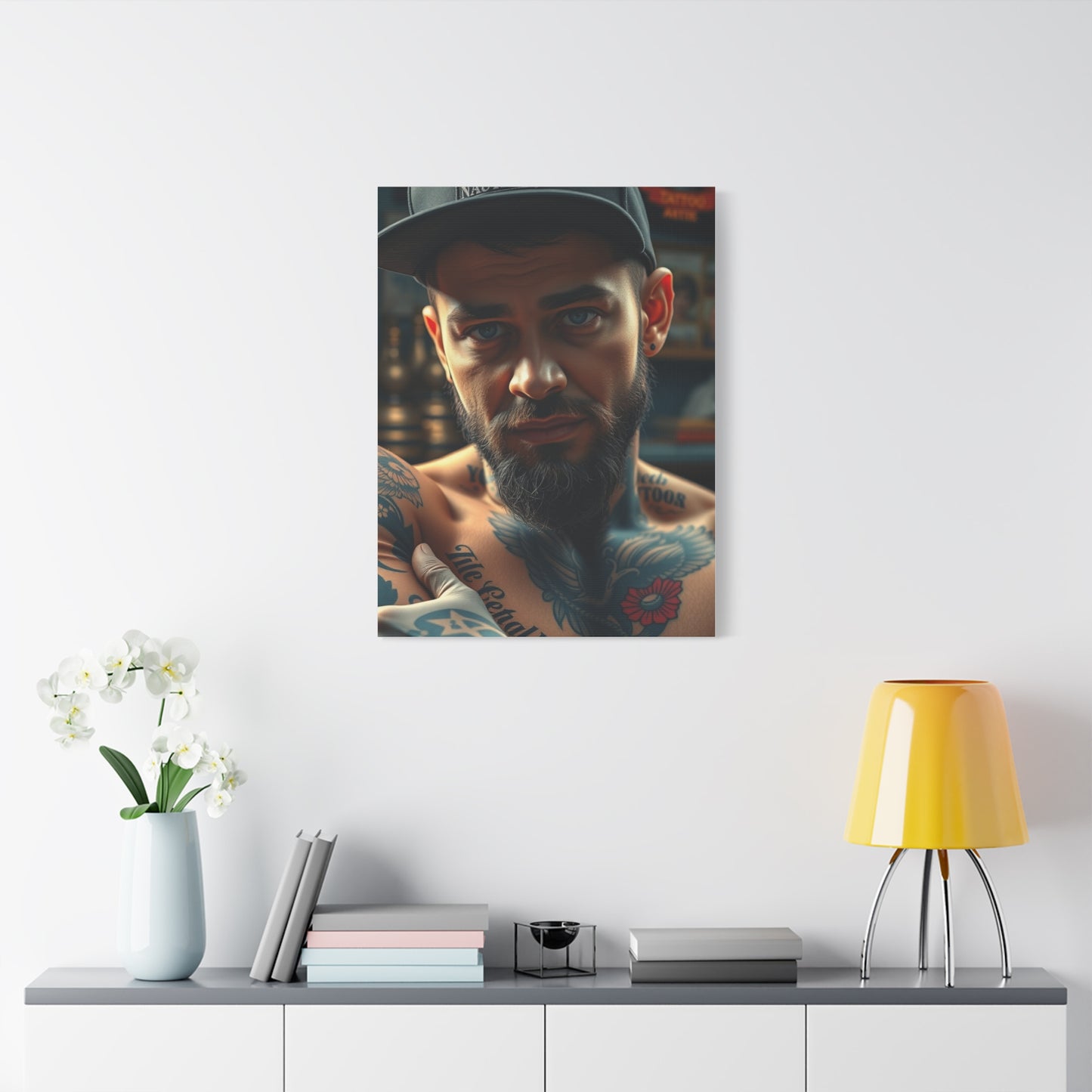 Masterpiece Tattoo Parlor Art Vision Wall Art & Canvas Print