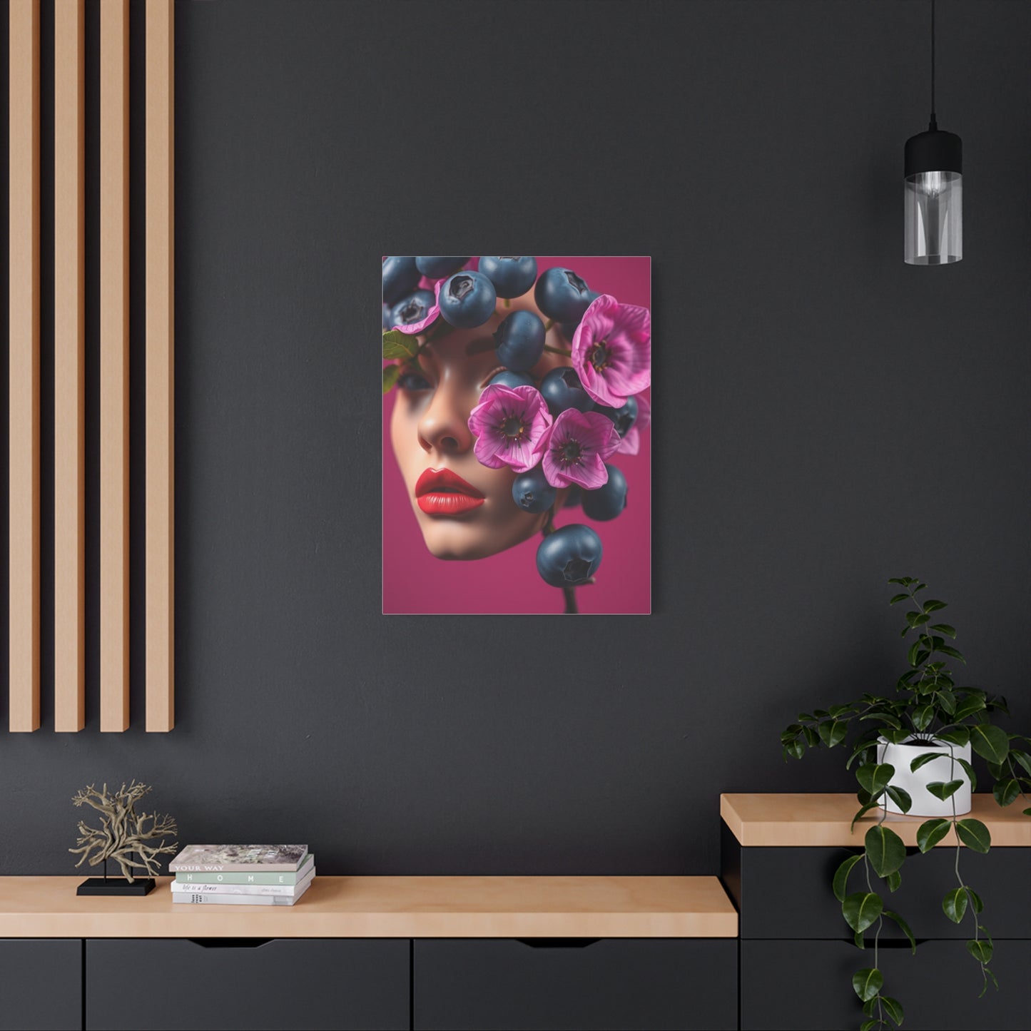 Blush and Blueberry Art Supreme Gallery Wall Art & Canvas Print