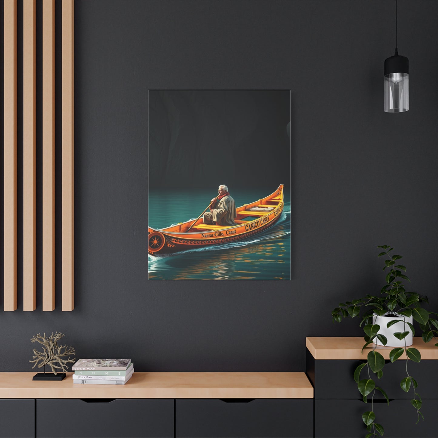 Canoe Art Refined Canvas Wall Art & Canvas Print