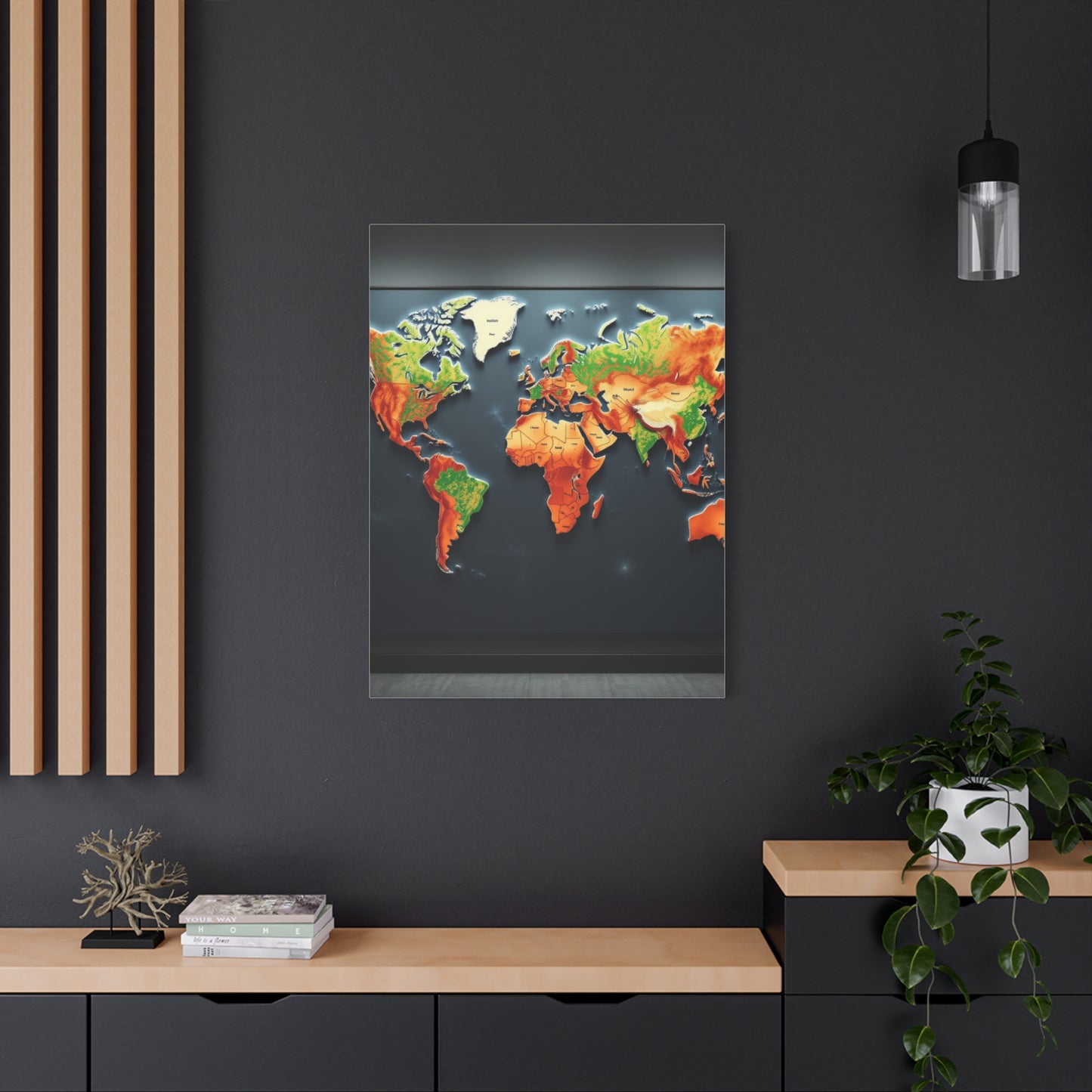 Collection World Map Art Art Wall Art & Canvas Print