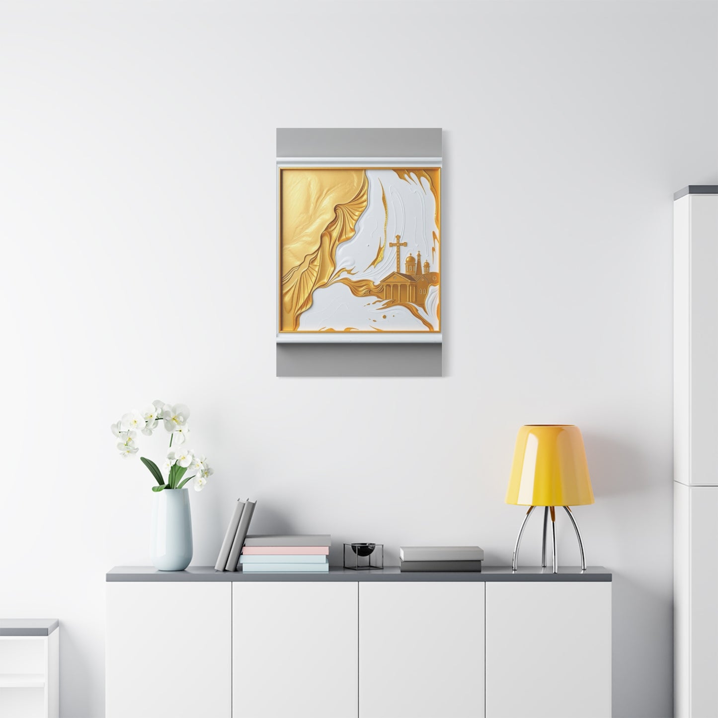 Regal Blanc Brilliance wall art & canvas print