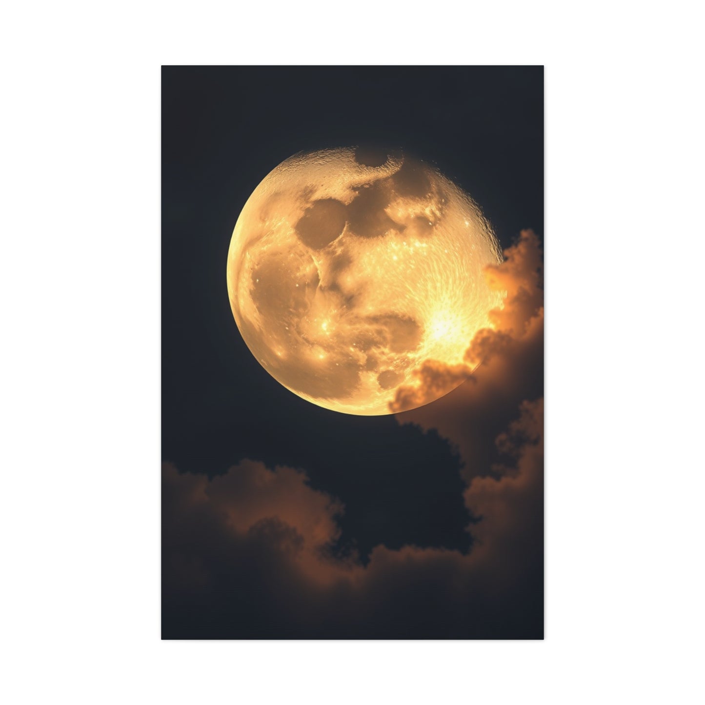 Supreme Crescent Moon Art Collection Wall Art & Canvas Print