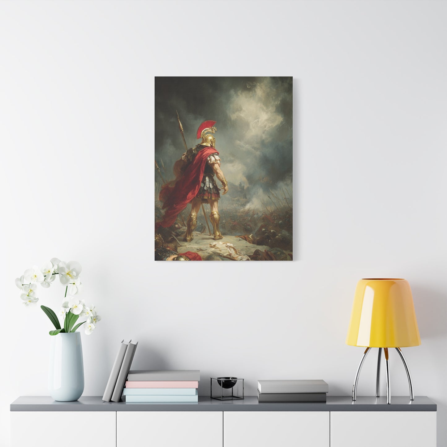 Mars Roman God Of War Battlefield Vision Wall Art & Canvas Print