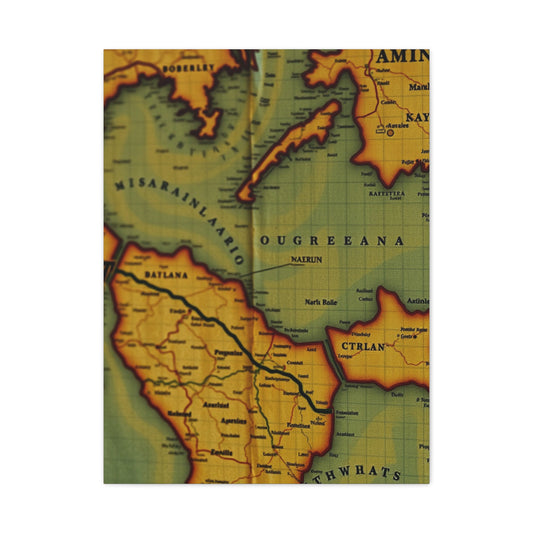 Antique Maps Art Supreme Gallery Wall Art & Canvas Print