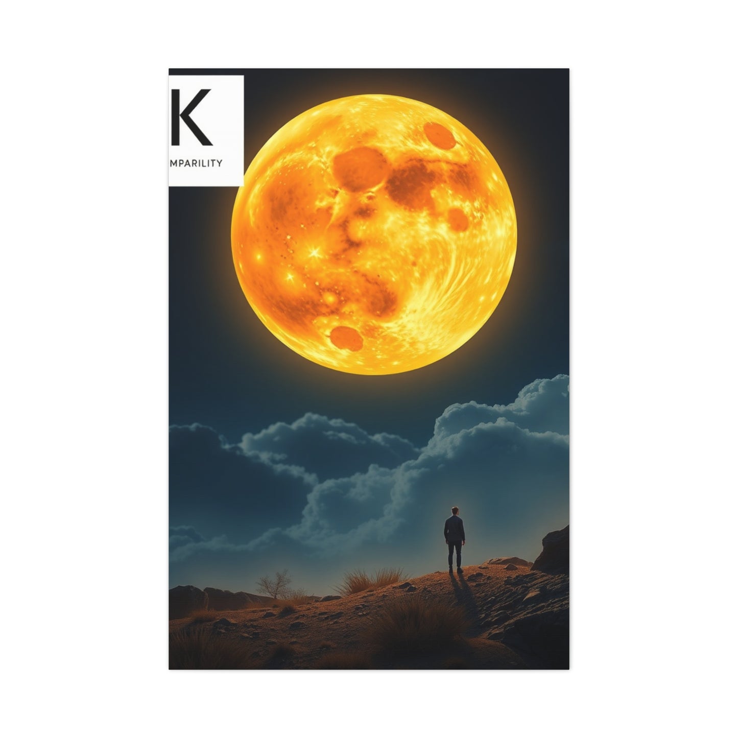 Moonlit Harmony Canvas Wall Art & Canvas Print