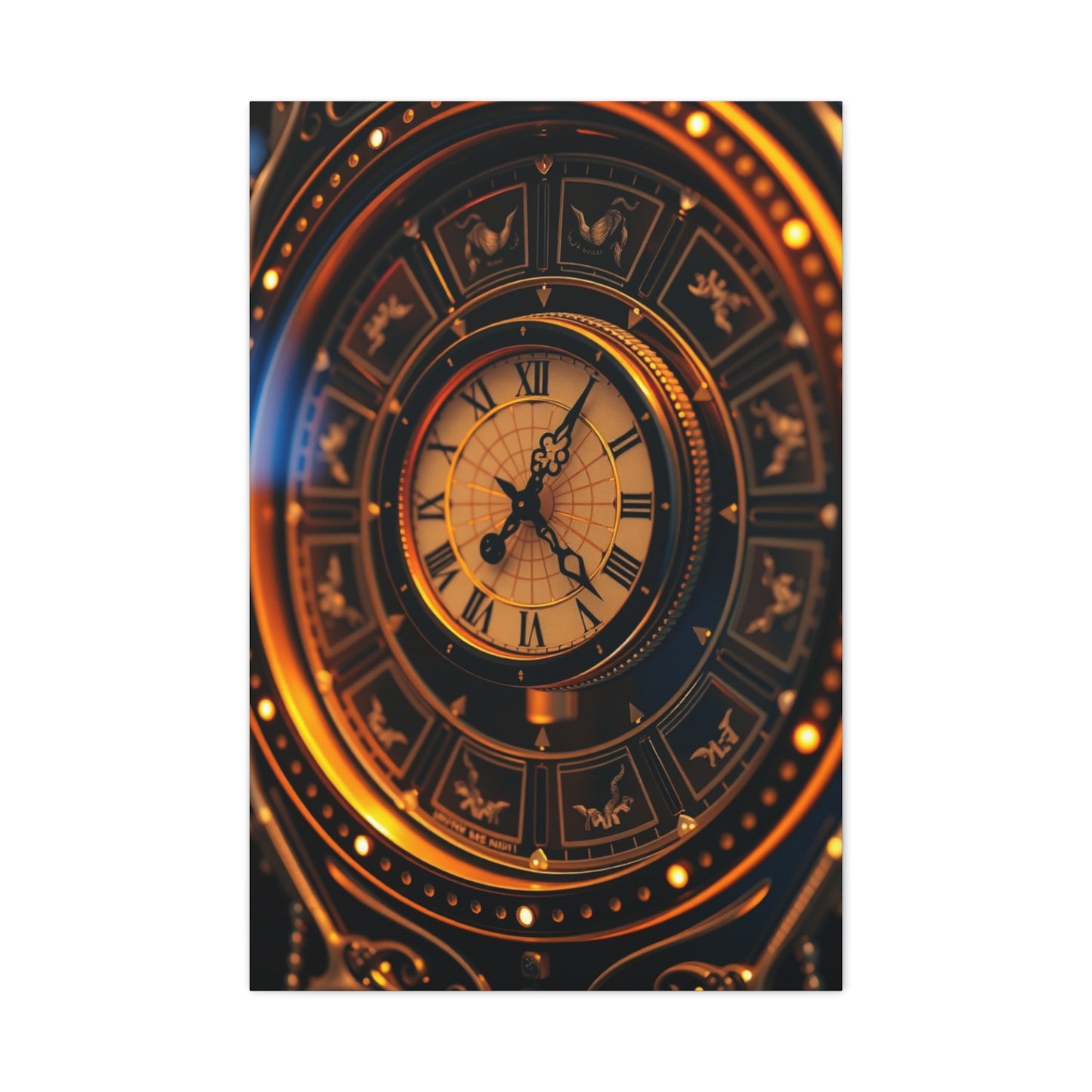 Clock Art Refined Canvas Wall Art & Canvas Print