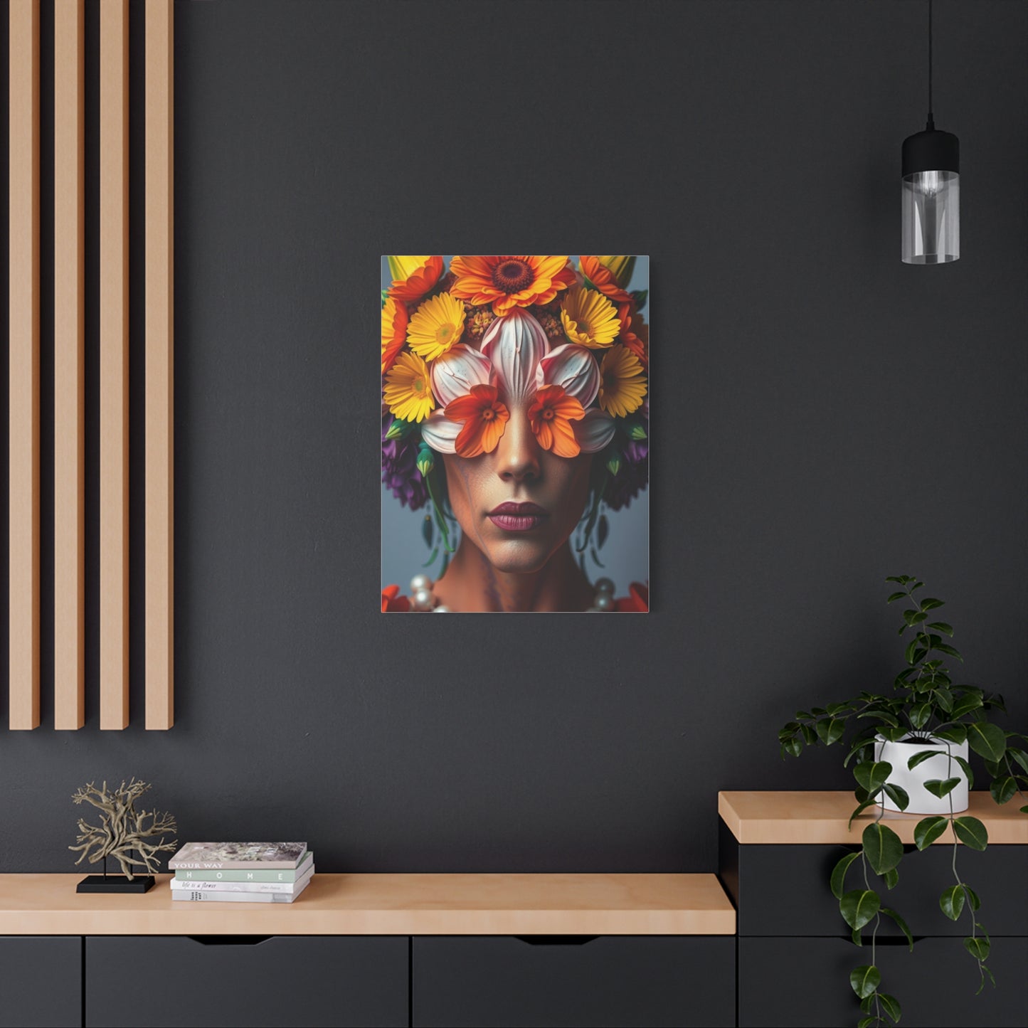 Petal Crown Reverie Wall Art & Canvas Print