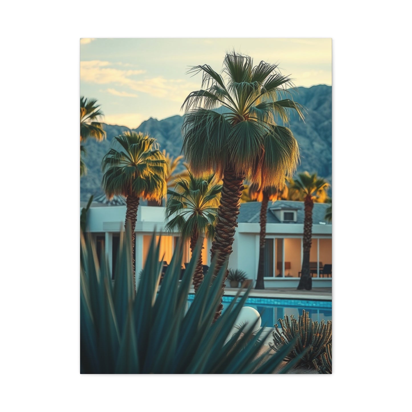 Vision Palm Springs Art Art Wall Art & Canvas Print