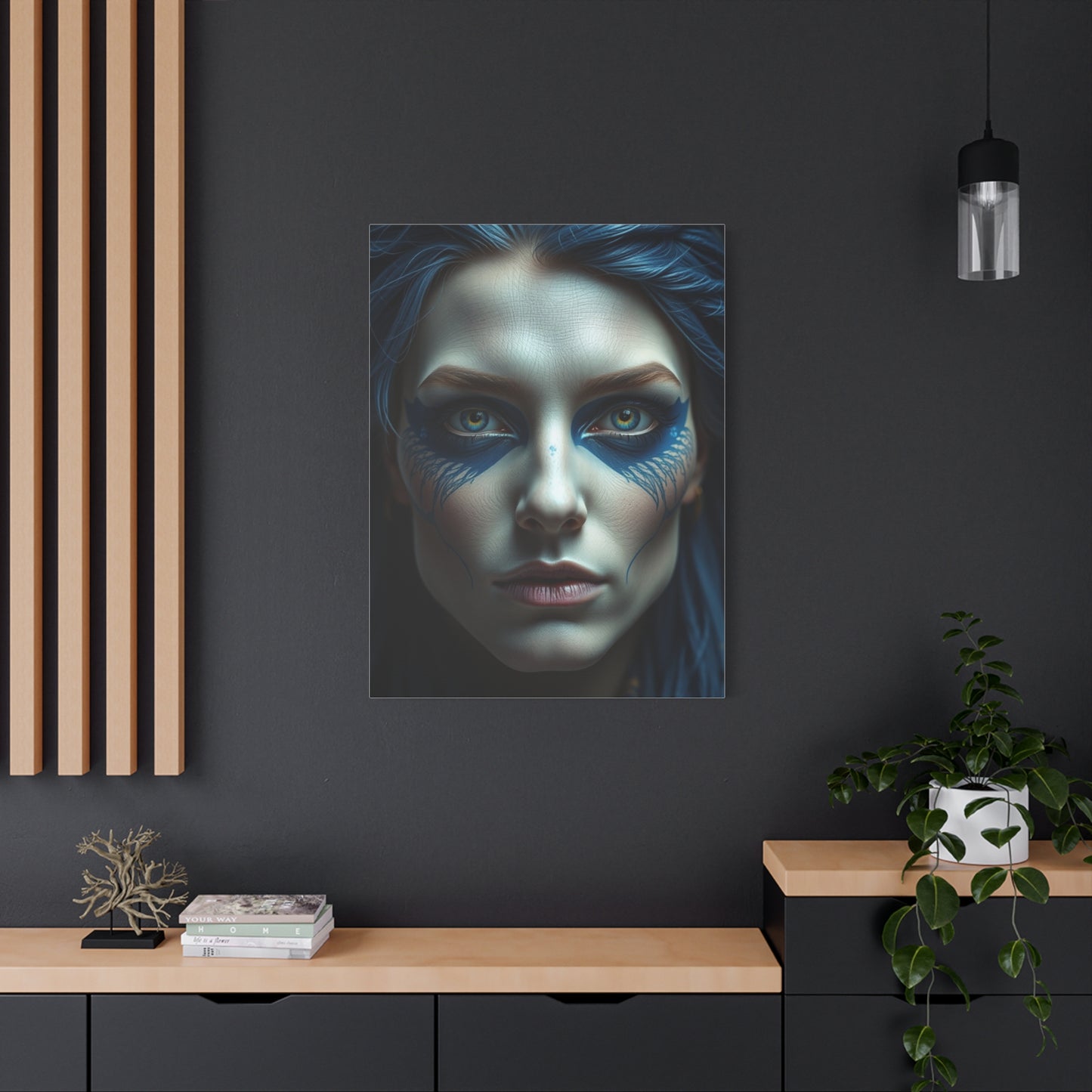 Collection Blue & Gray Art Art Wall Art & Canvas Print