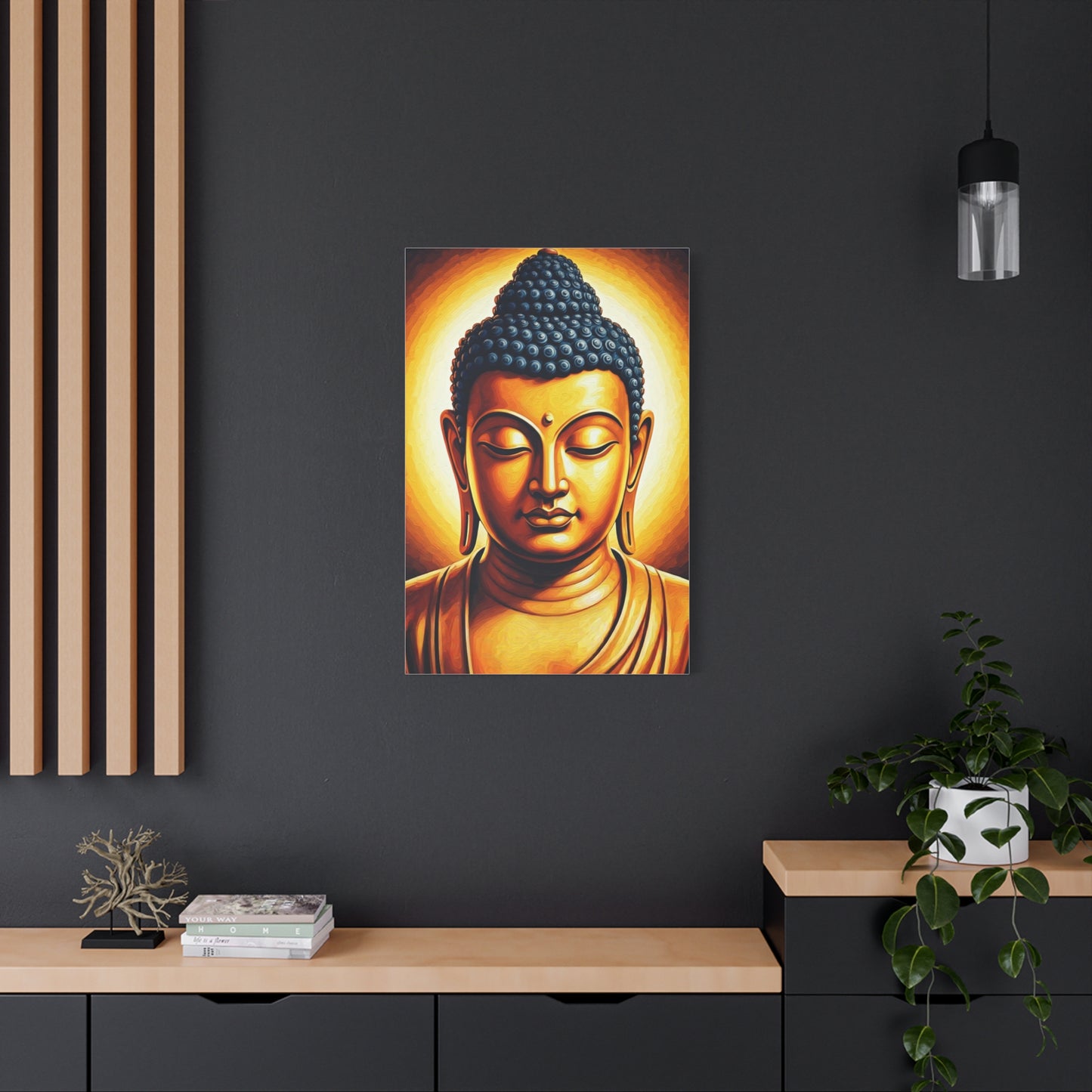 Divine Aura Buddha Portrait Wall Art & Canvas Prints