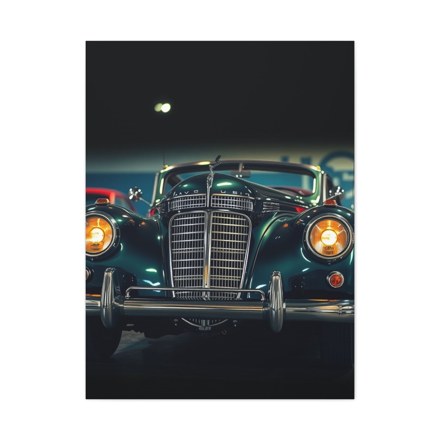 Antique Automobile Elegance Wall Art & Canvas Print