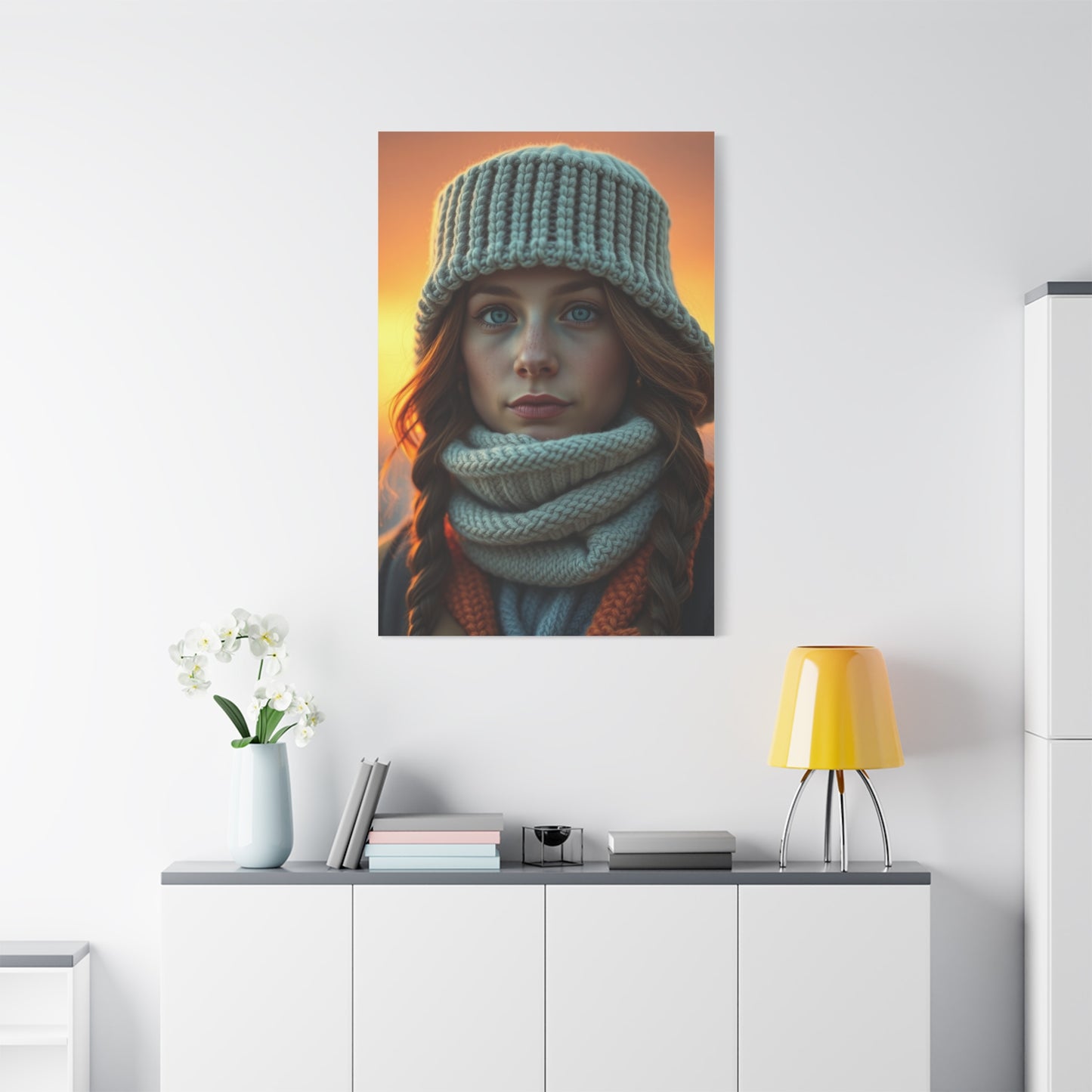 Blazing Aura Canvas Wall Art & Canvas Print