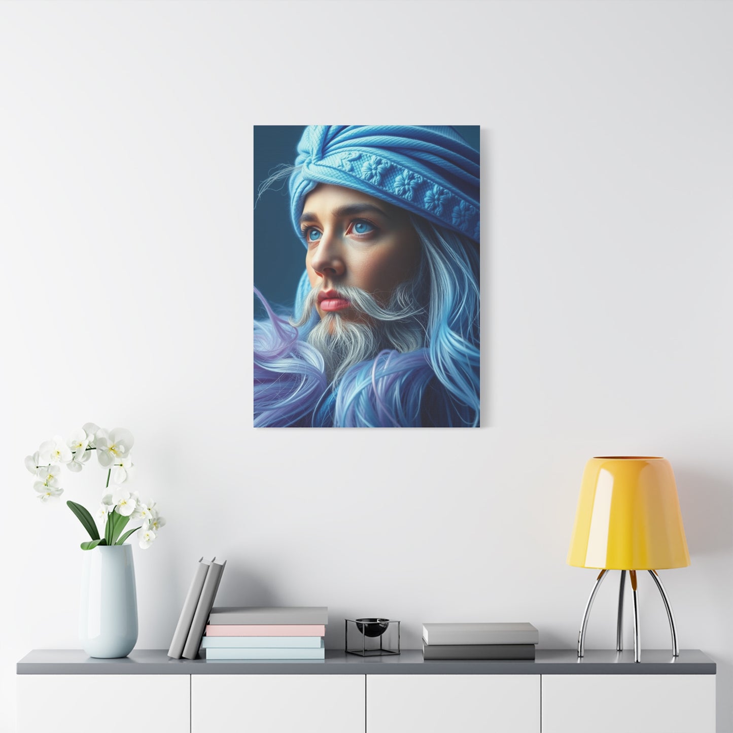 Blue & Gray Art Supreme Gallery Wall Art & Canvas Print