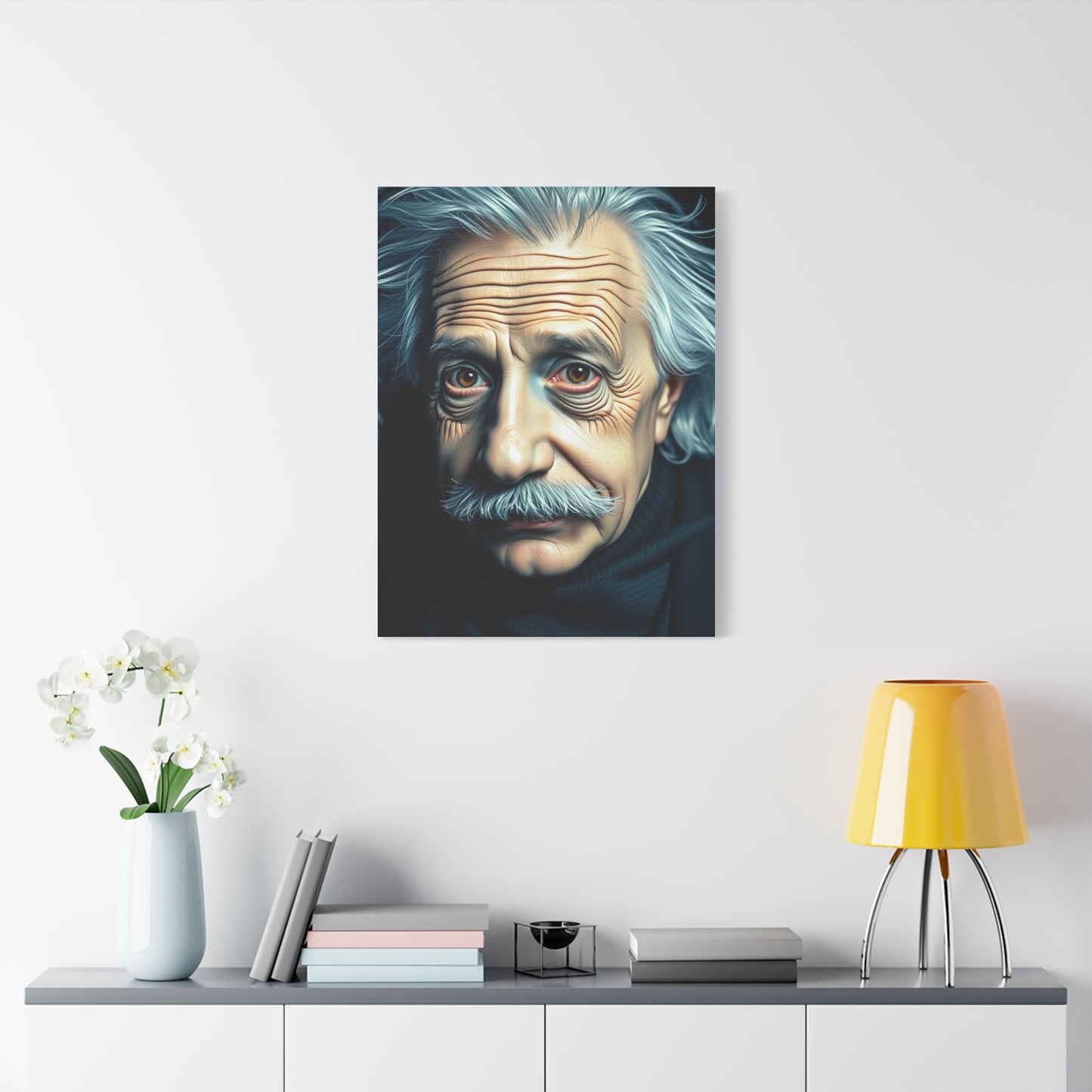 Albert Einstein Art Refined Canvas Wall Art & Canvas Print