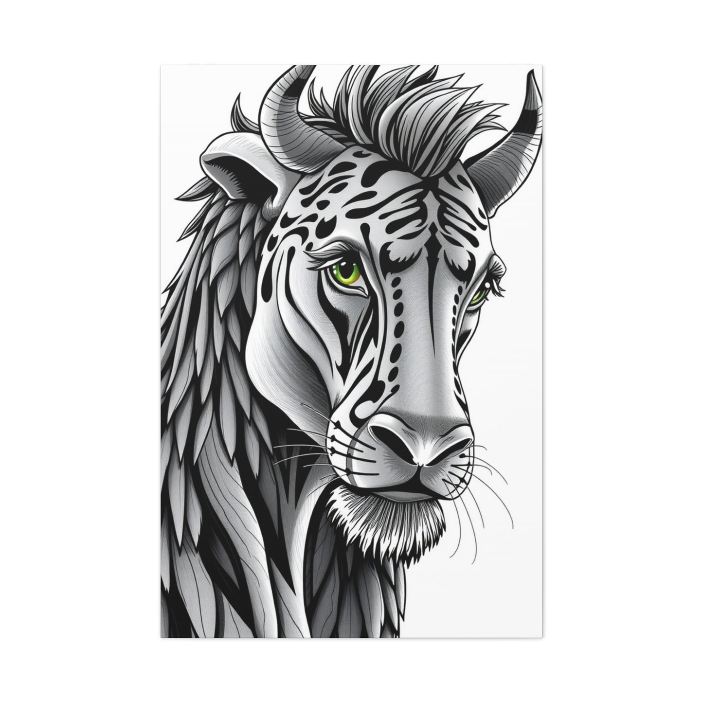 Supreme Black and White Illustrations Art Collection Wall Art & Canvas Print