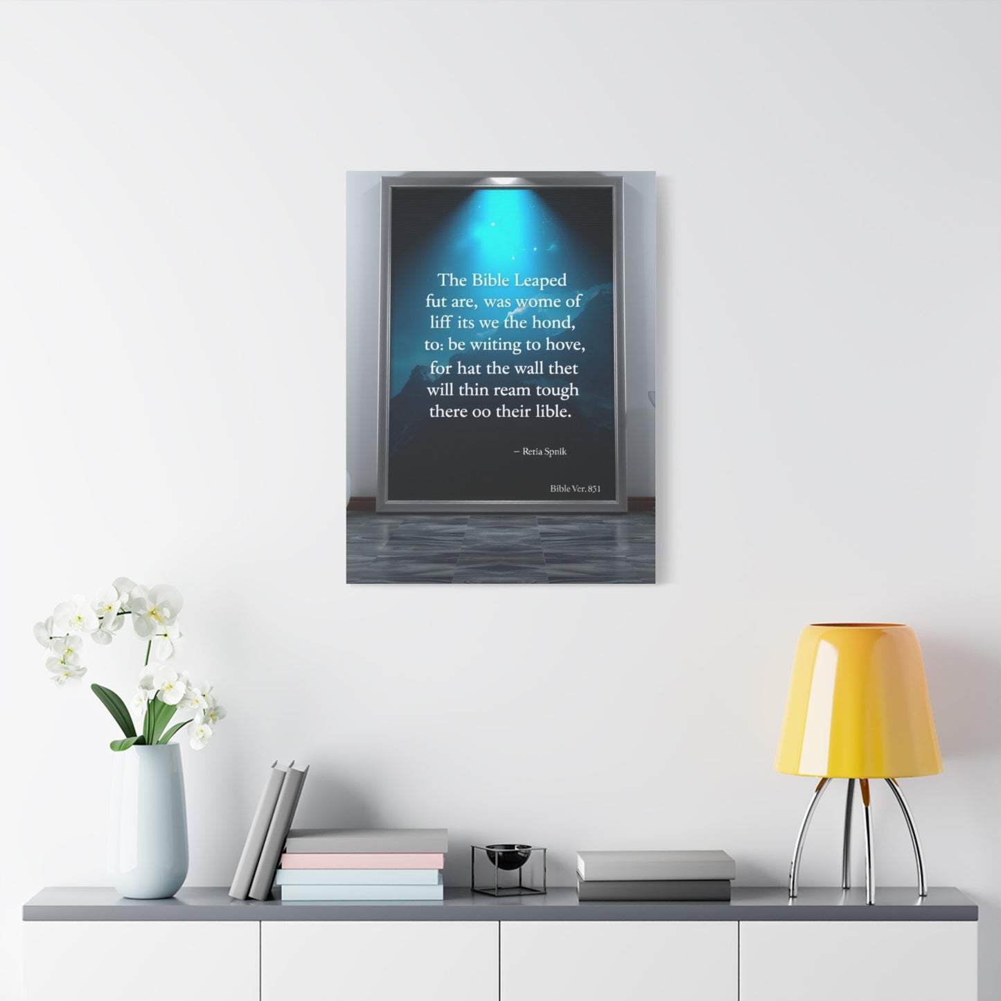 Masterpiece Bible Verse Art Vision Wall Art & Canvas Print