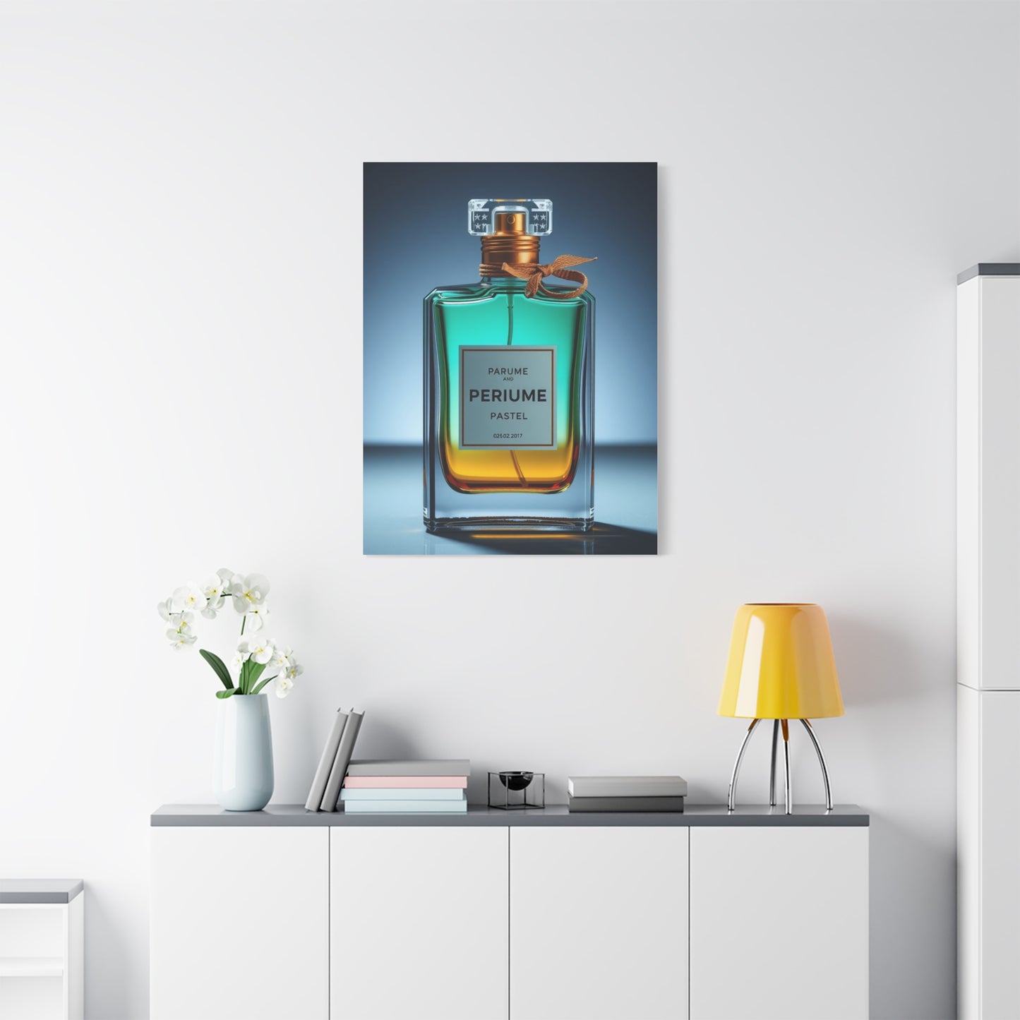 Perfume Bottle Art Refined Canvas Wall Art & Canvas Print