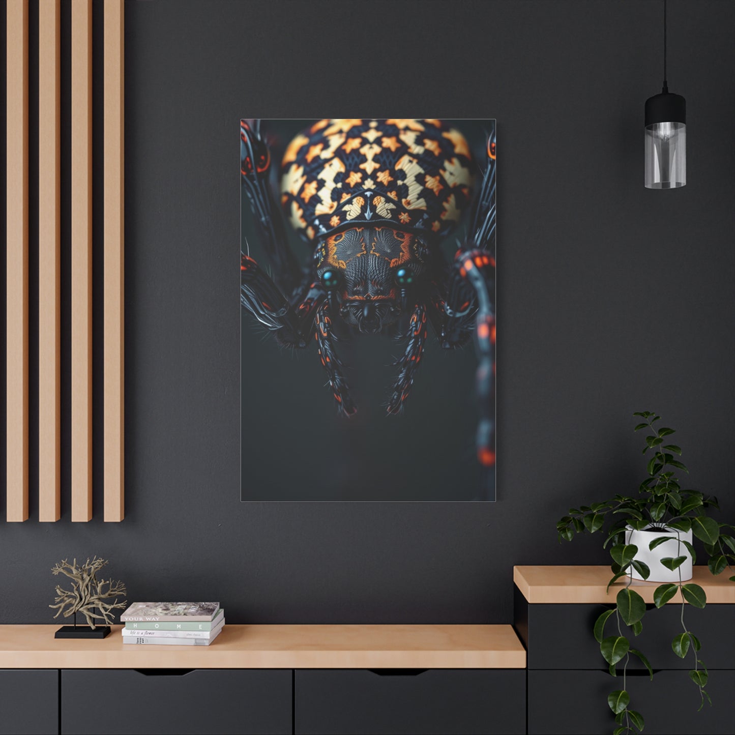 Nocturnal Threads Tableau Wall Art & Canvas Print
