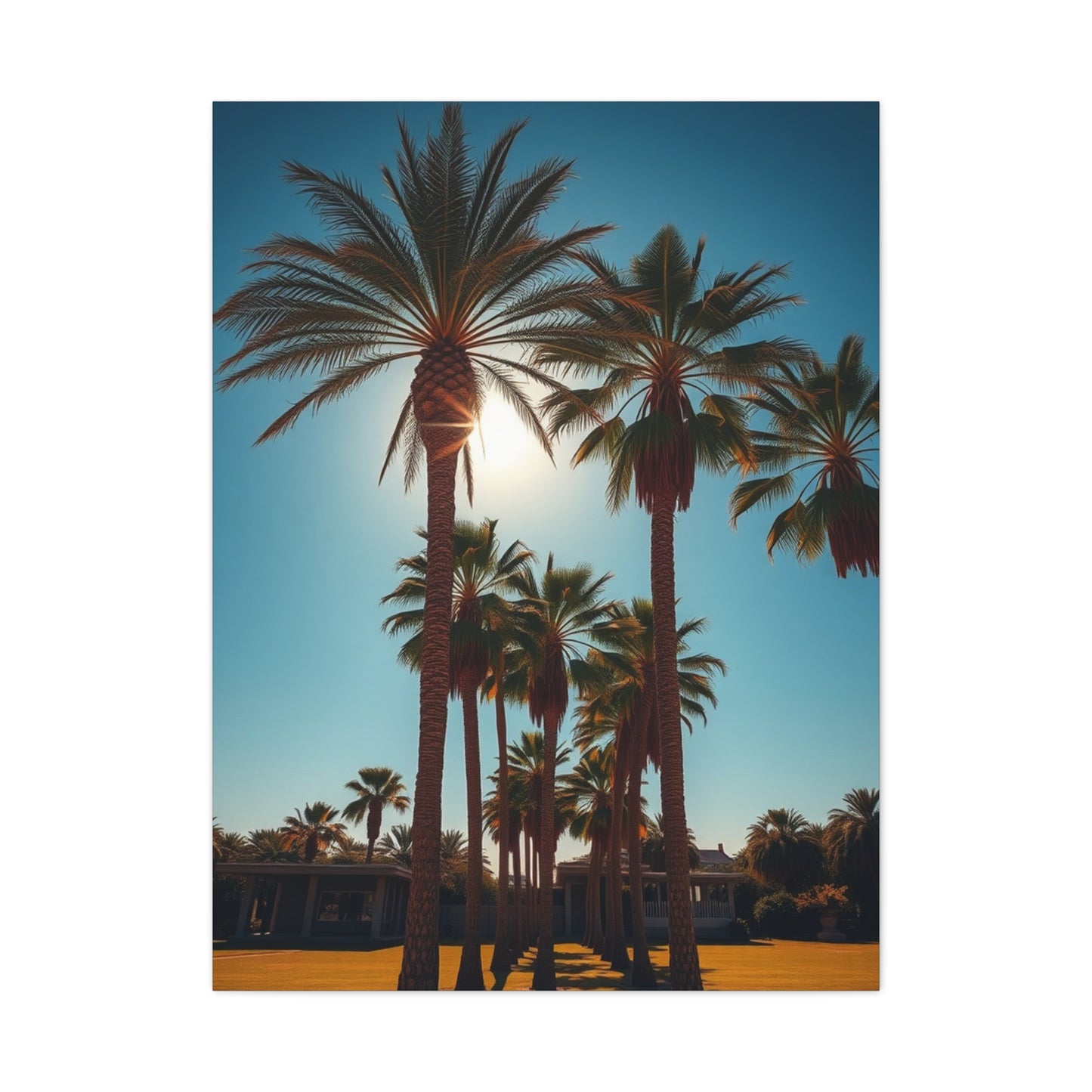 Palm Reverie Canvas Wall Art & Canvas Print